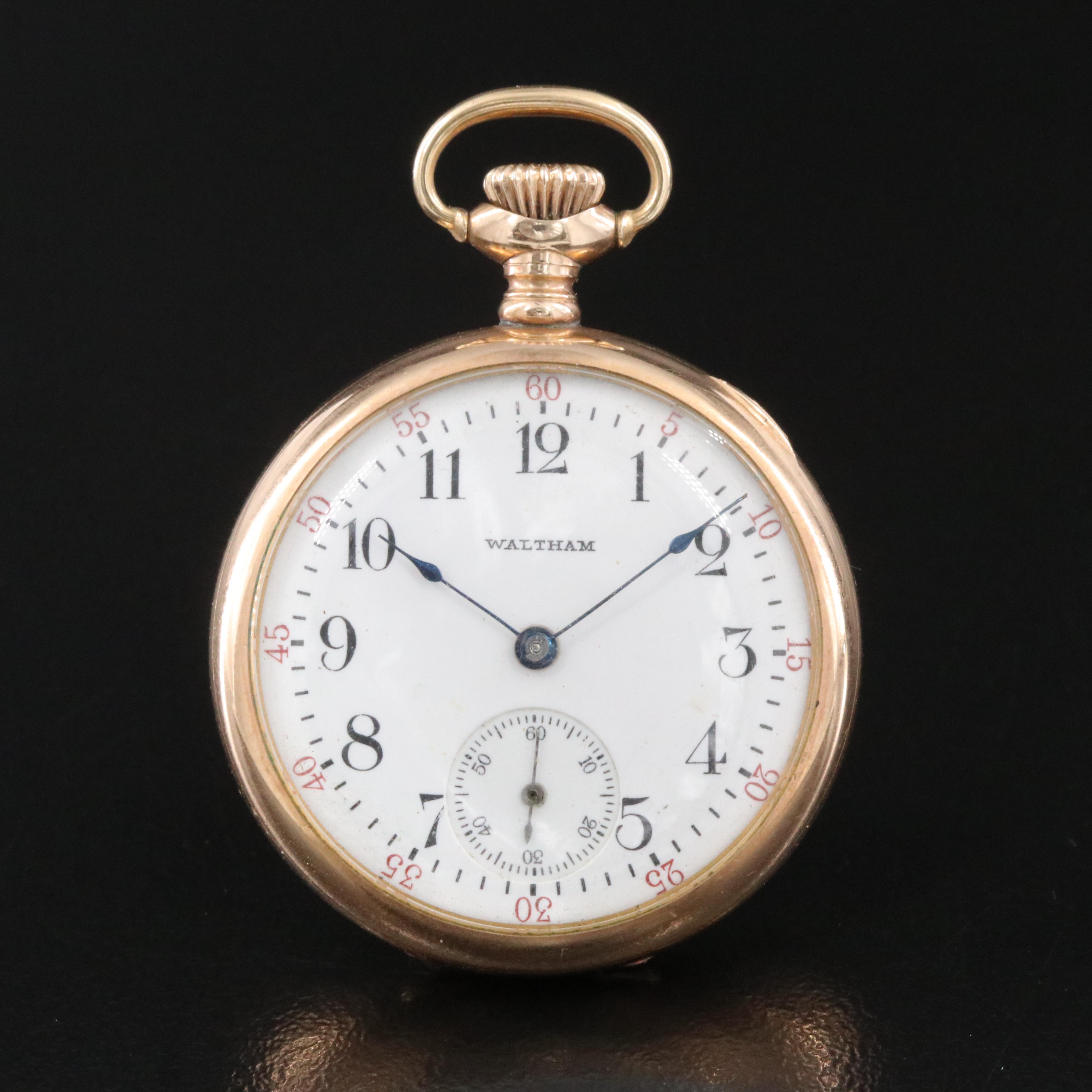 1913 Waltham Gold Filled Pocket Watch