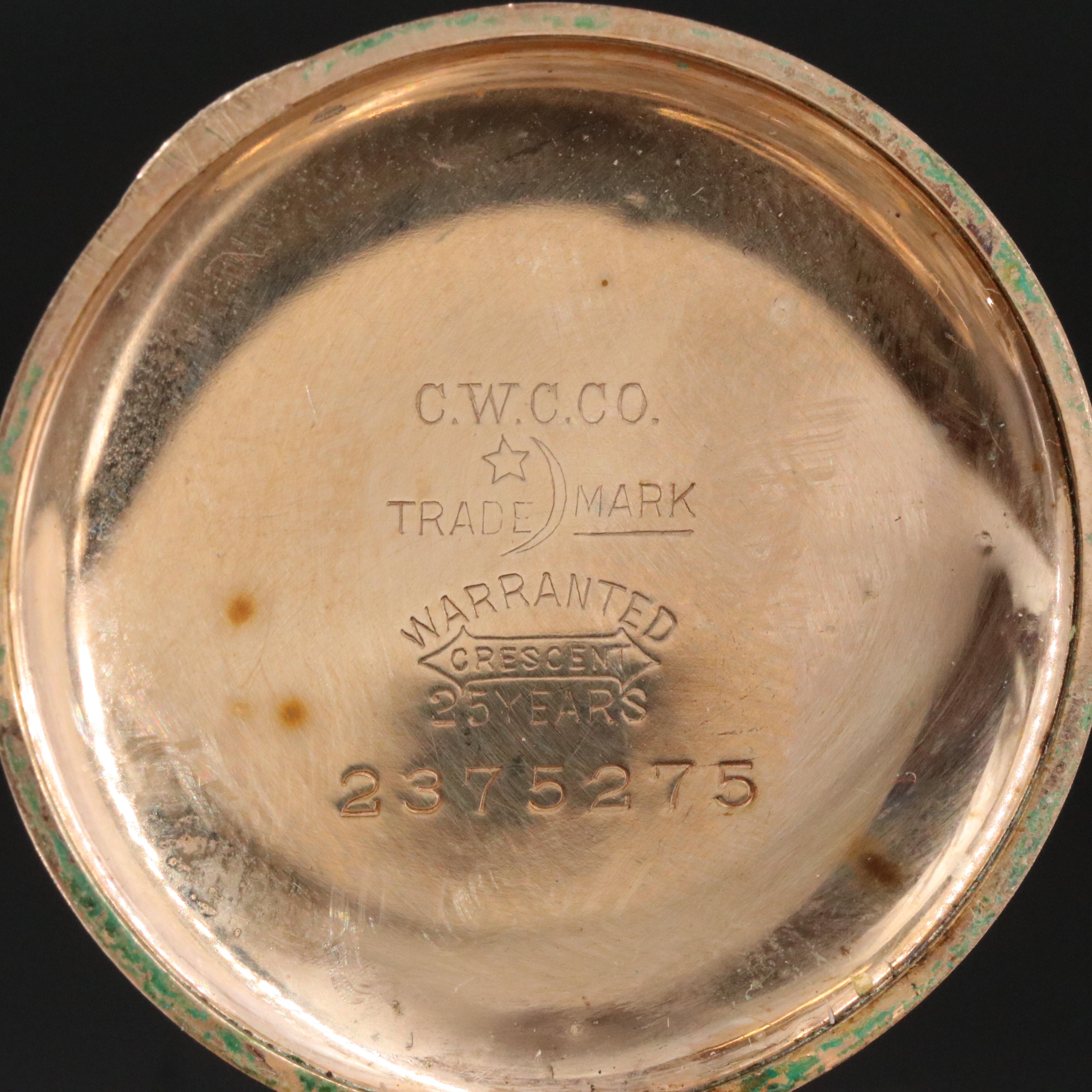 1913 Waltham Gold Filled Pocket Watch