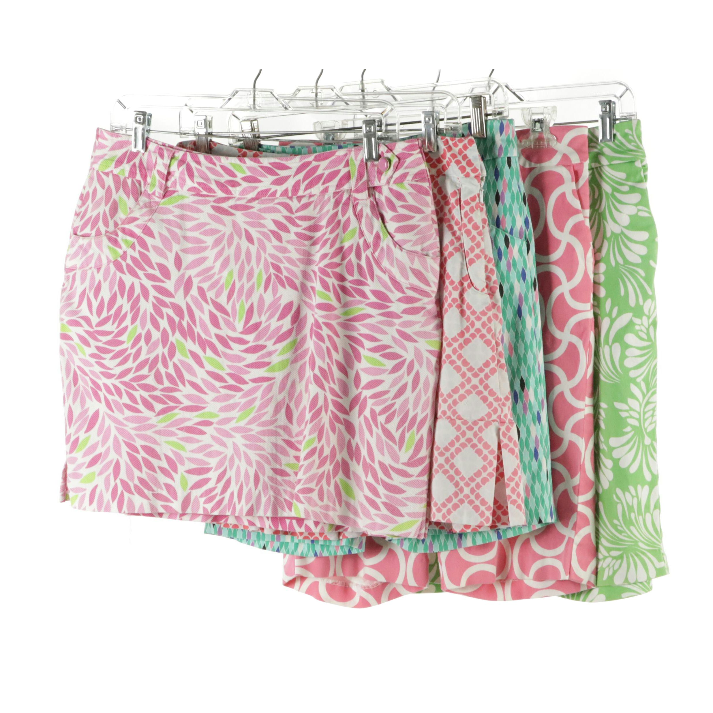Printed Golf Skorts and Bermuda Shorts from Melly M, Ep Pro and Ashworth