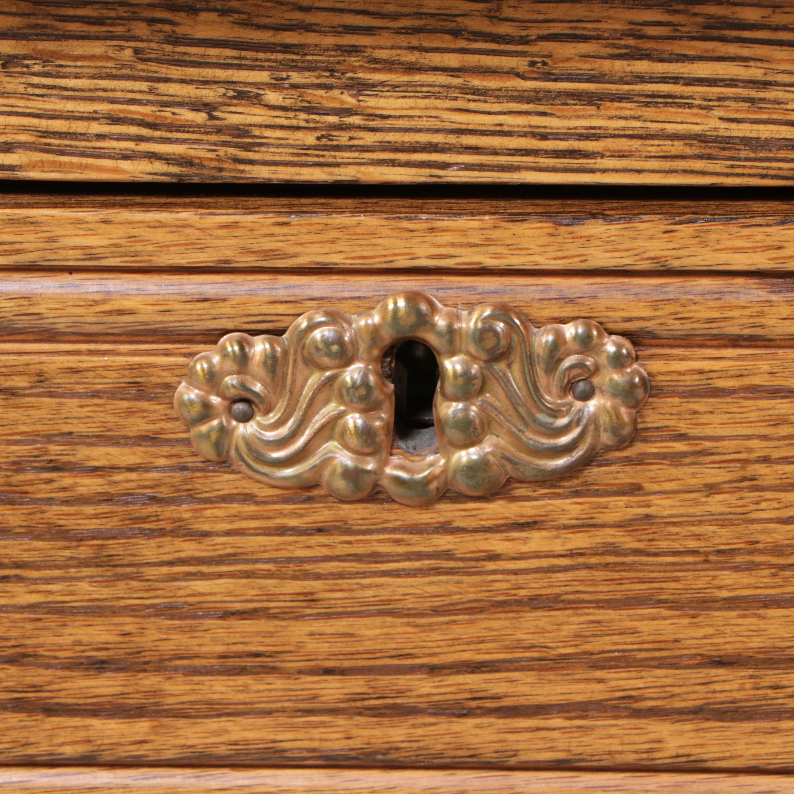 Victorian Oak Washstand, Late 19th Century