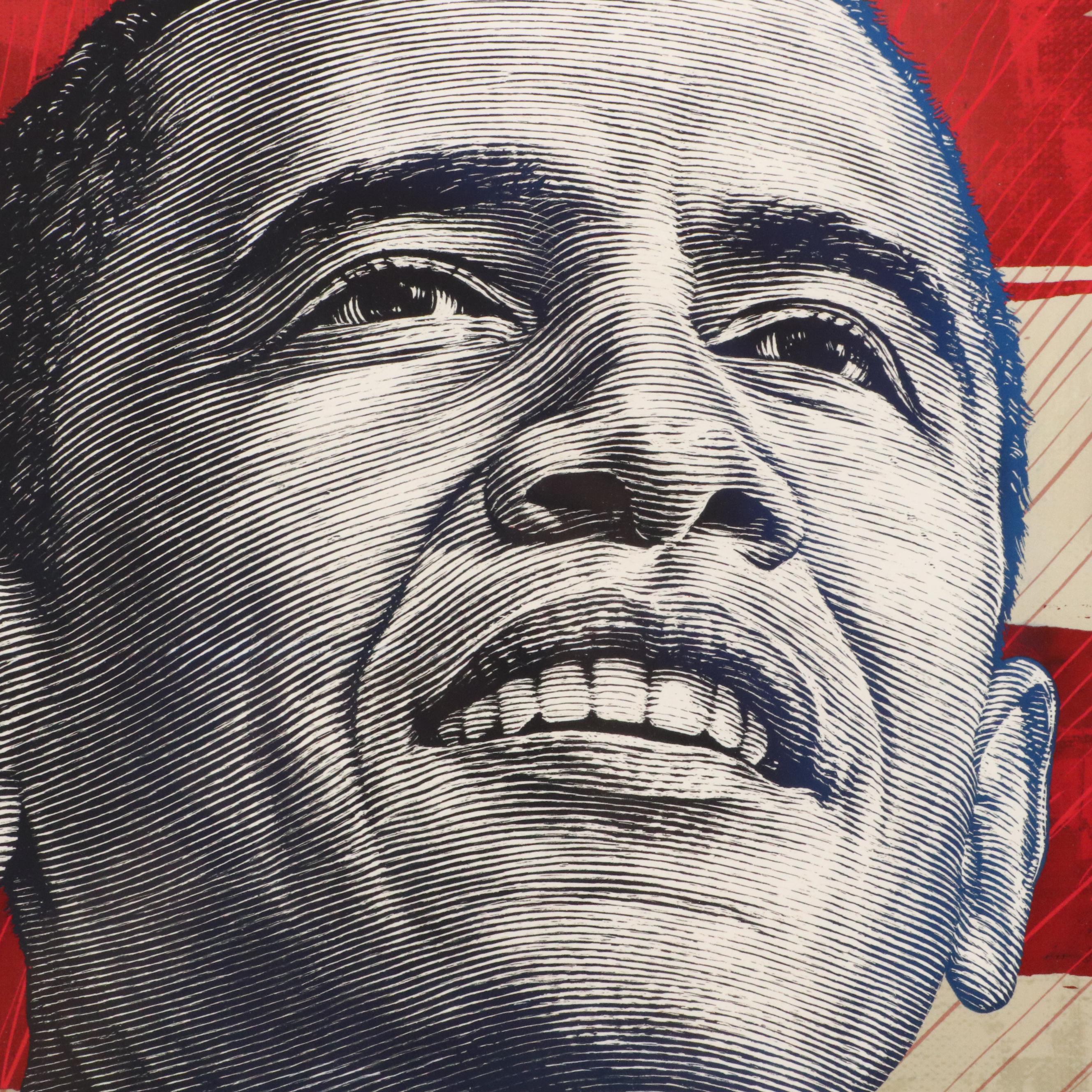 Antar Dayal Obama Campaign Giclée Poster "Yes We Can," 2008