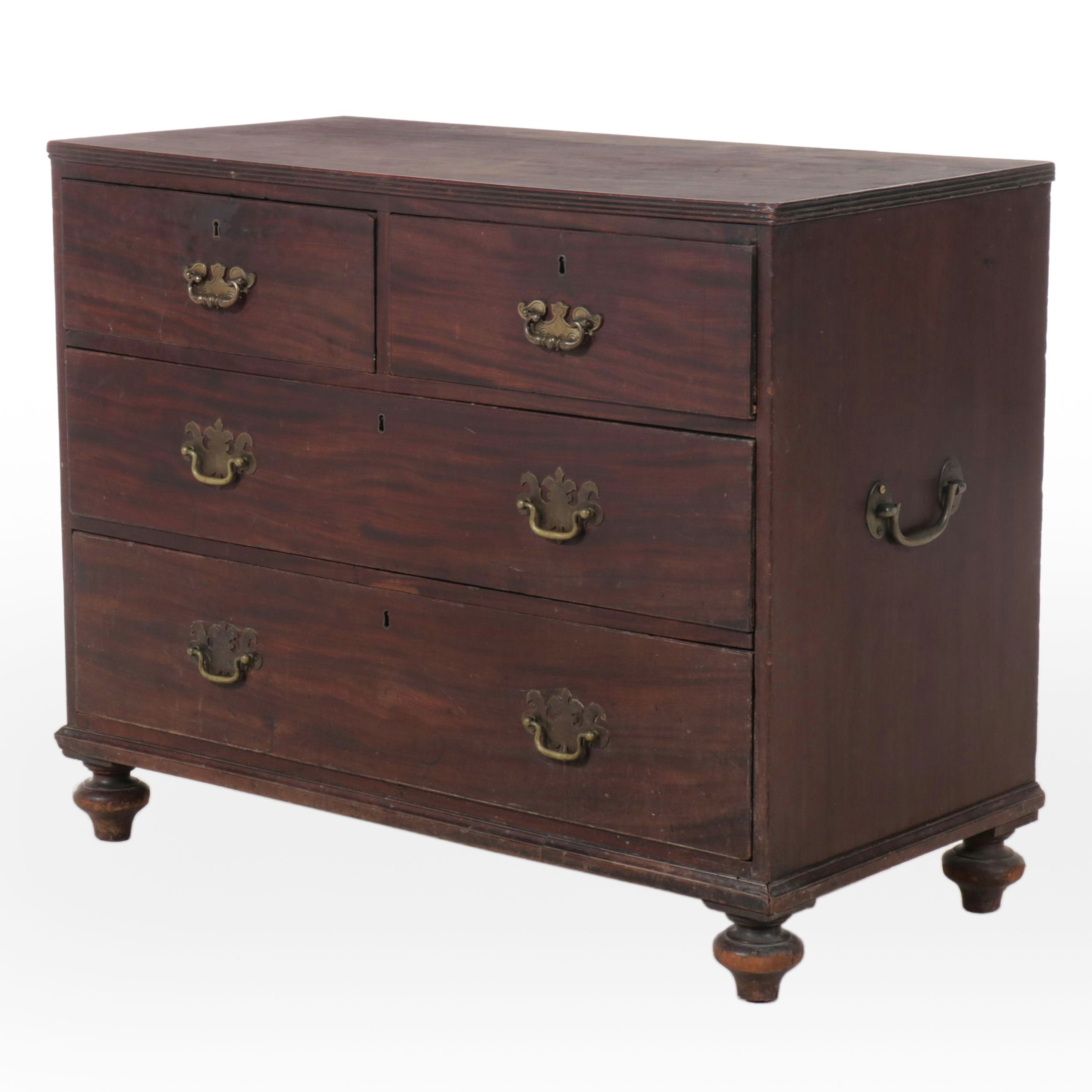 Antique English Georgian Mahogany Chest of Drawers