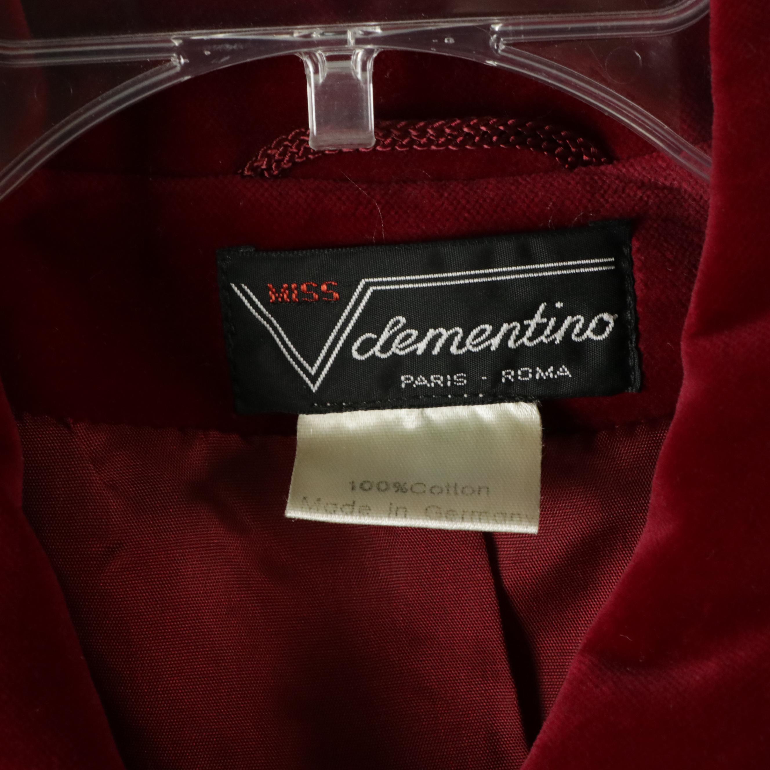 J. Peterman & Dementio Velvet Coats, INC Ruffle Jacket & Herman Geist Sweater