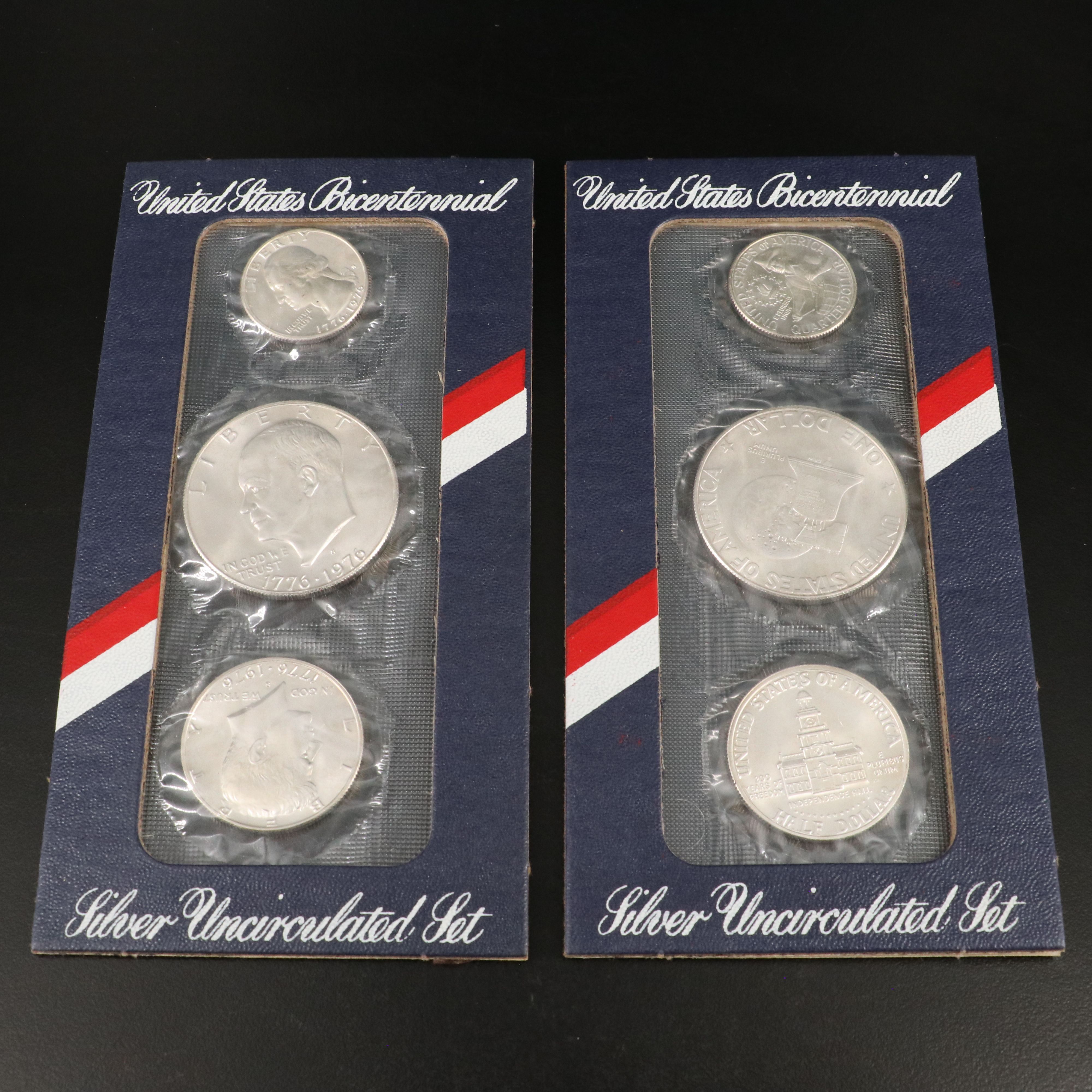 U.S. Bicentennial Collection of Silver Coins, Medals, Postal Covers and More