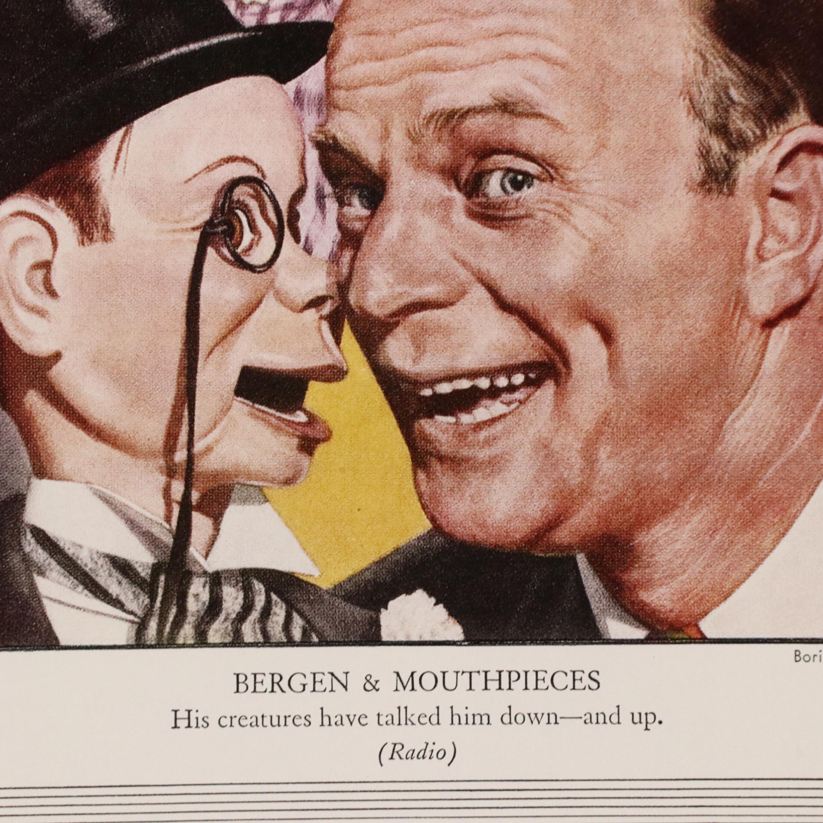 Digital Reproduction Print of 1944 "TIME" Cover Featuring Edgar Bergen