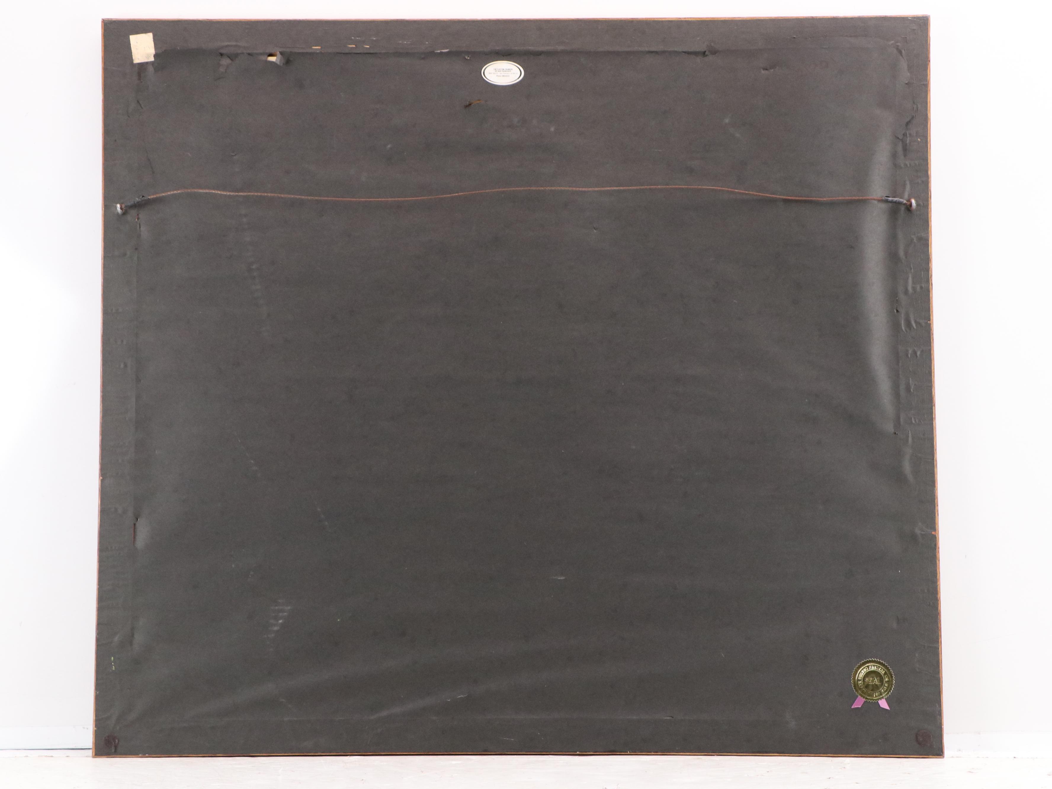 Albert J. Dreher Offset Lithograph "Taos Pueblo"