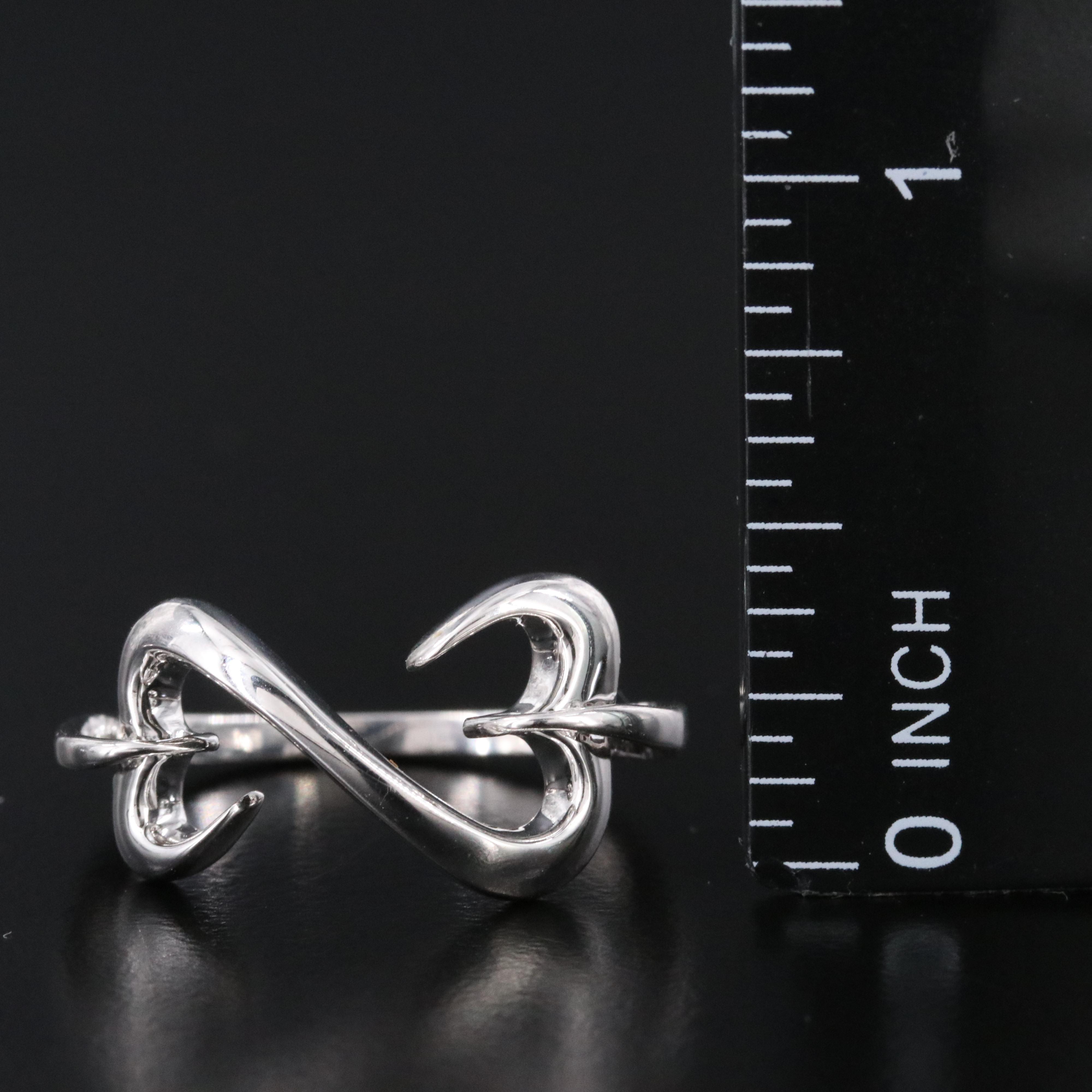 Sterling Open Heart Ring