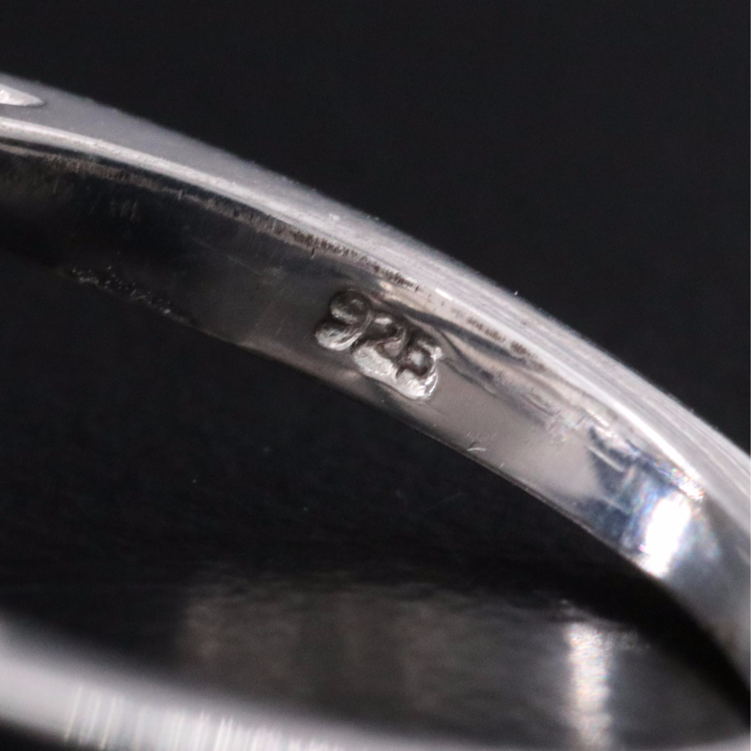 Sterling Open Heart Ring