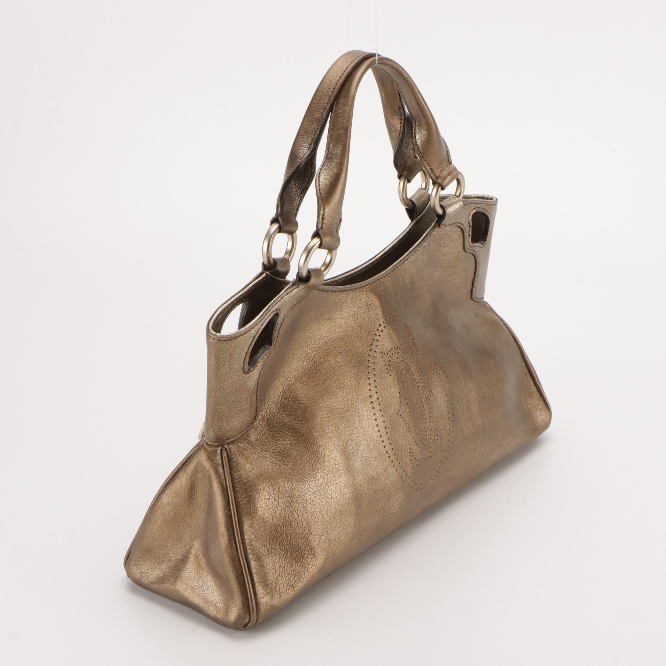 Cartier Metallic Leather Marcello de Cartier Tote