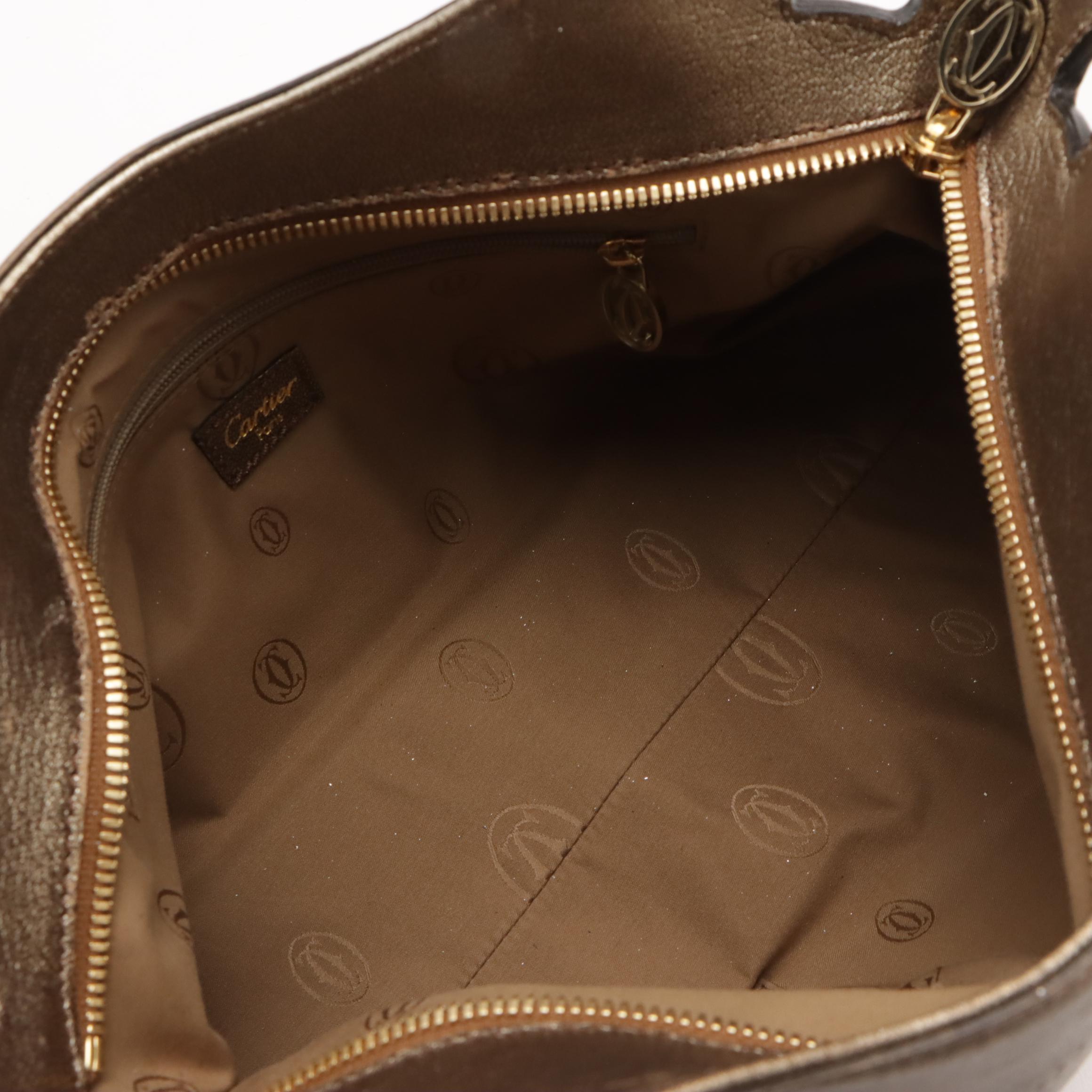 Cartier Metallic Leather Marcello de Cartier Tote