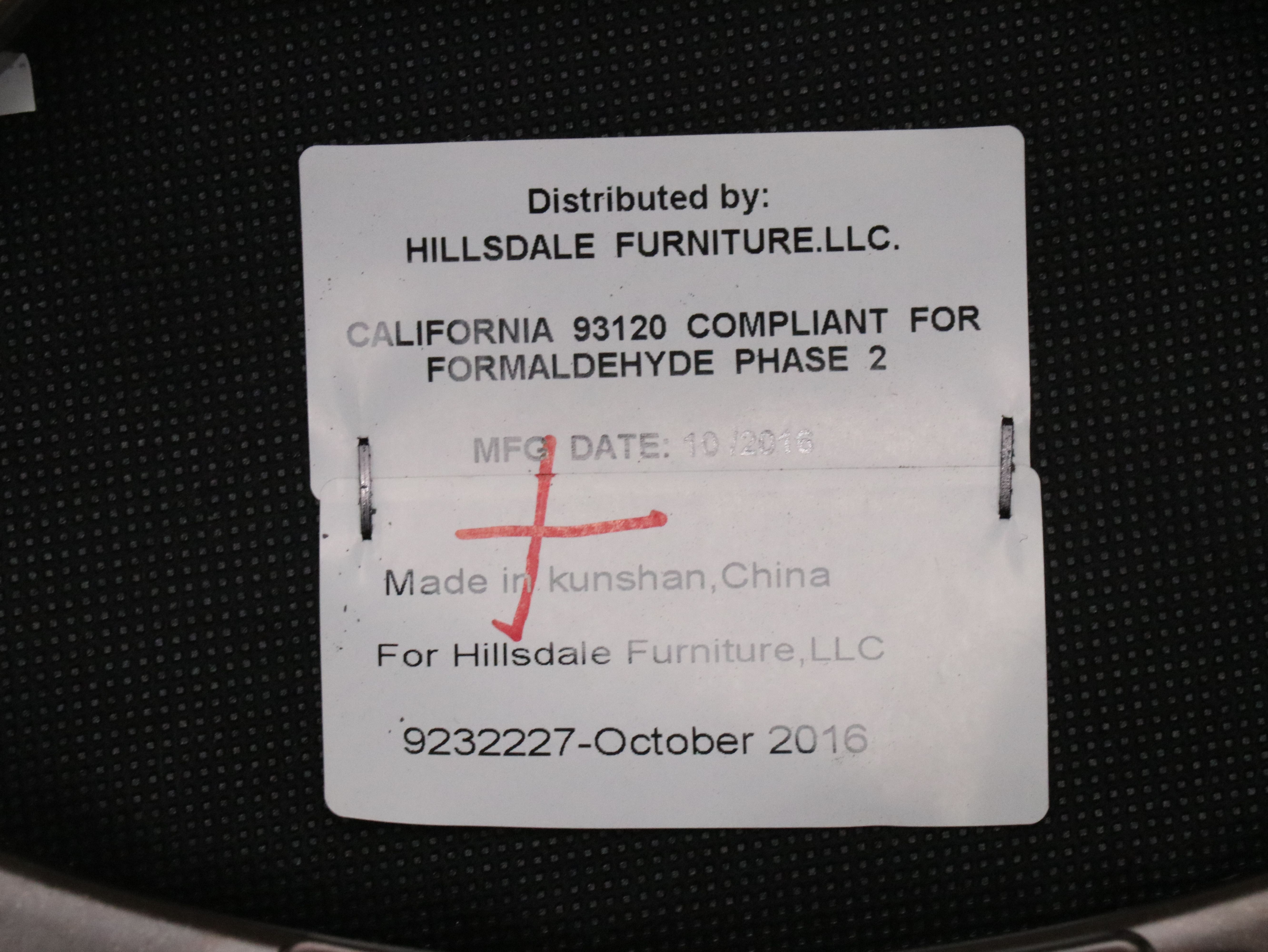 Set of Three Hillsdale Furniture Faux Barstools