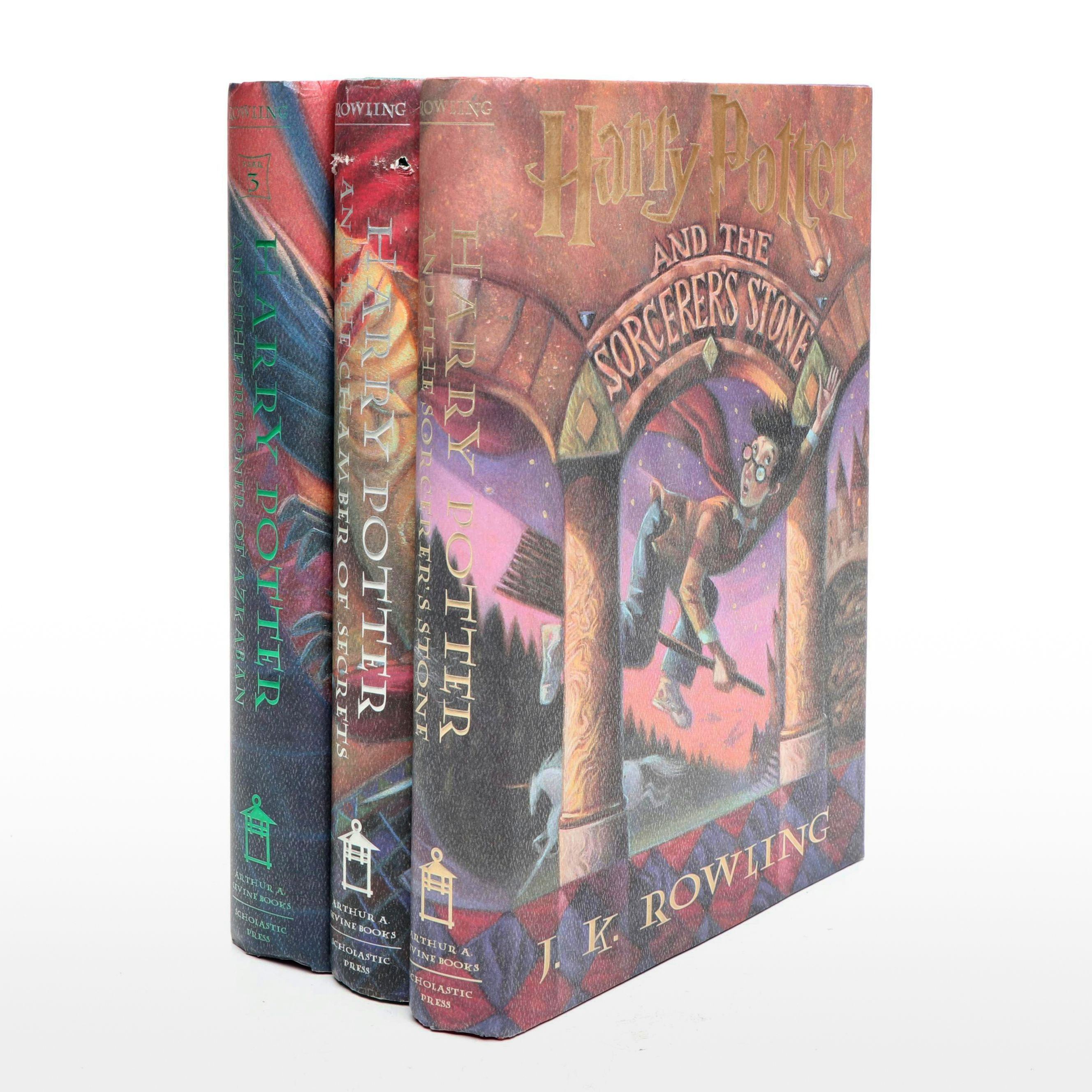 First American Edition "Harry Potter" Partial Series by J. K. Rowling