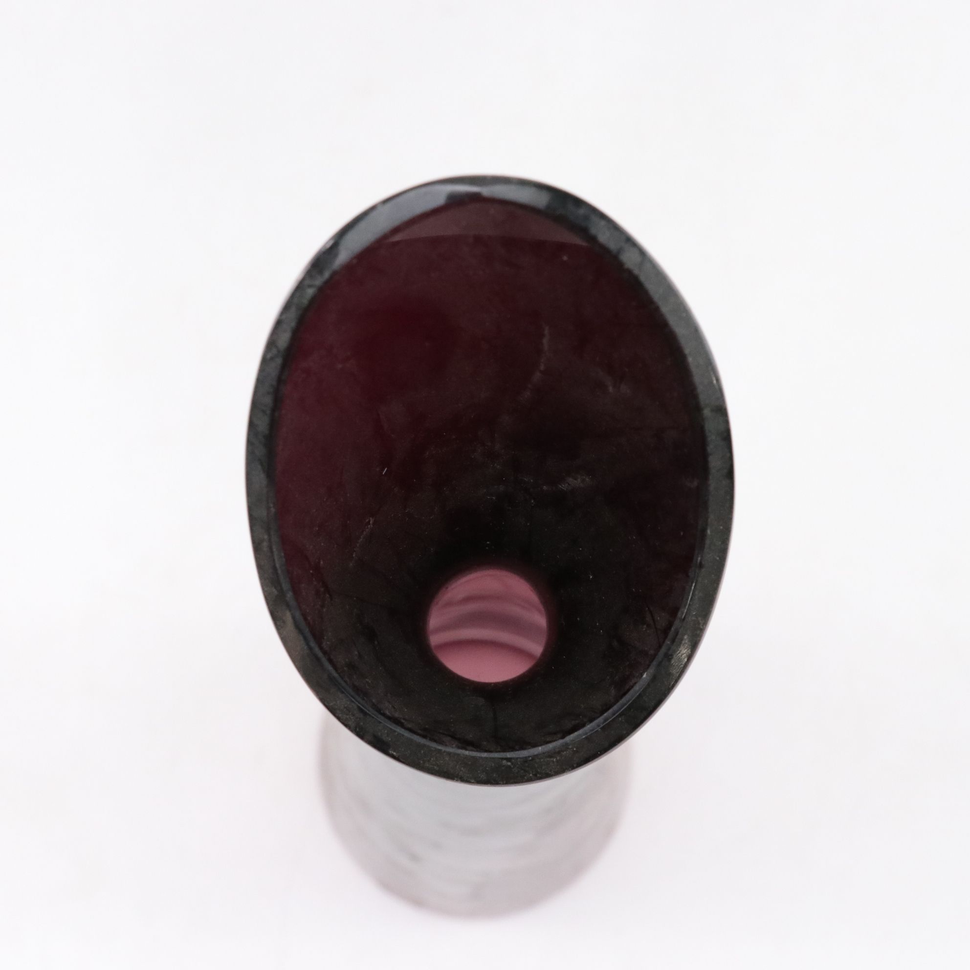 Arte Murano Crystal Bird with Hessian Glass Amethyst Decanter and Tree Figurine