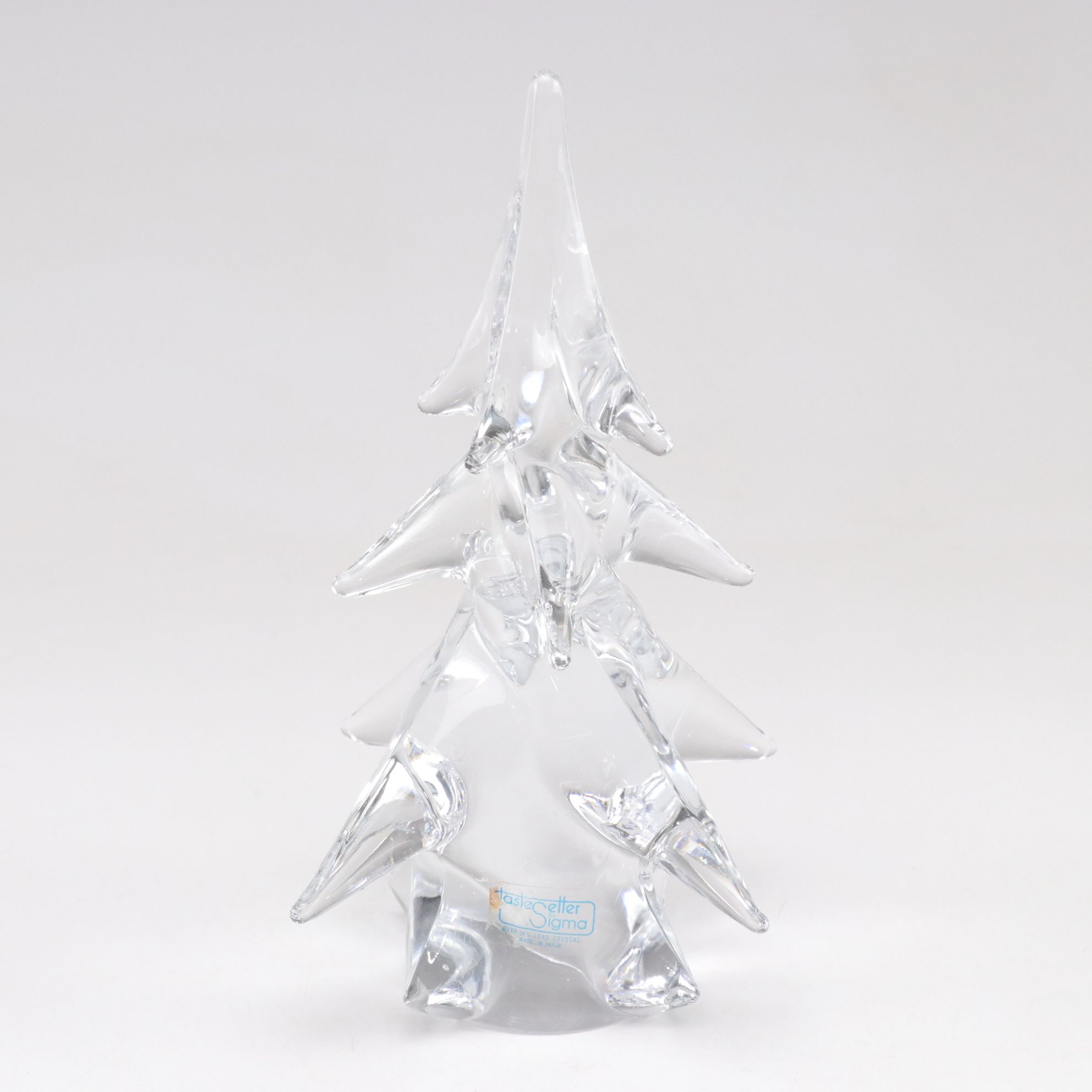 Arte Murano Crystal Bird with Hessian Glass Amethyst Decanter and Tree Figurine