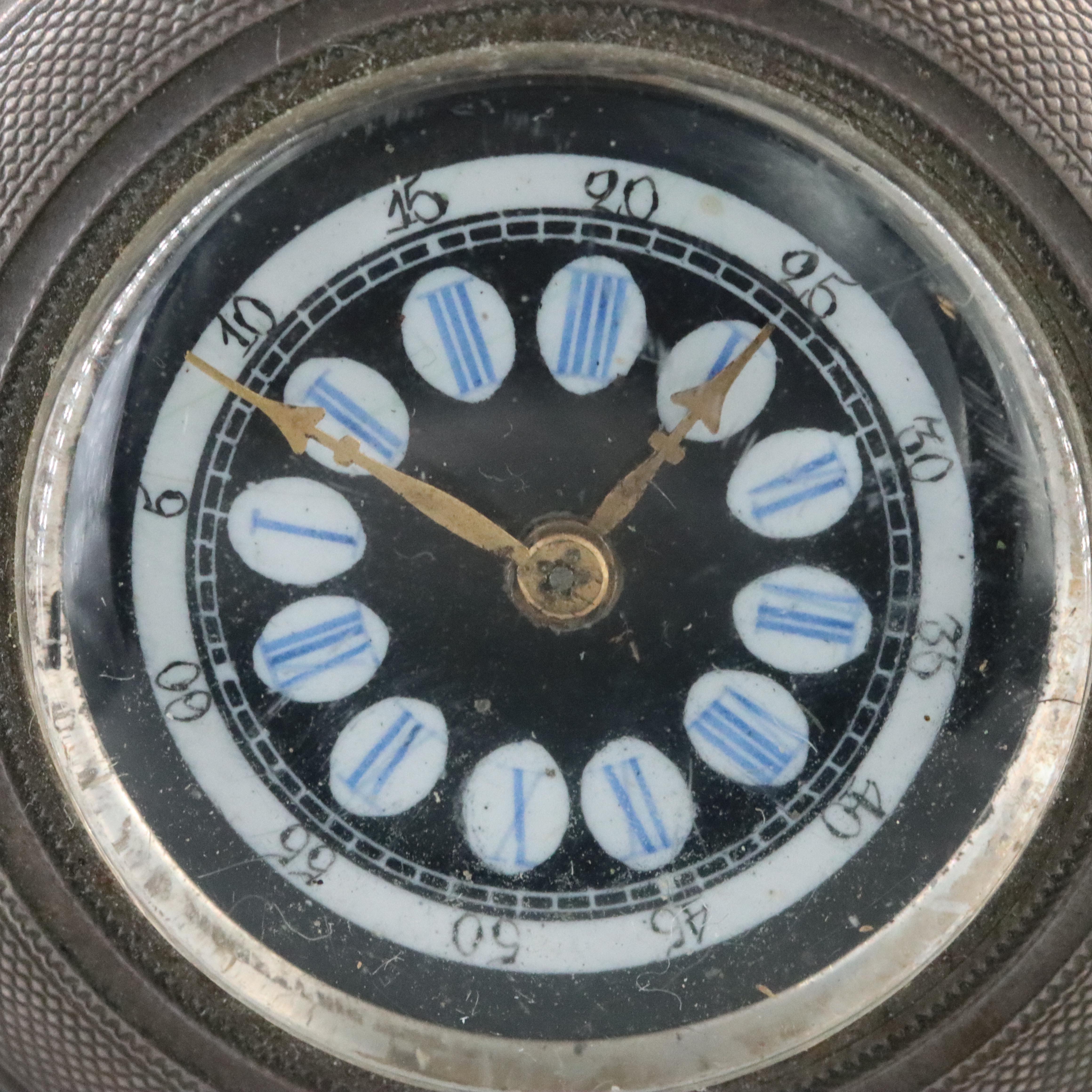 Vintage Silver Pocket Watch Pendant