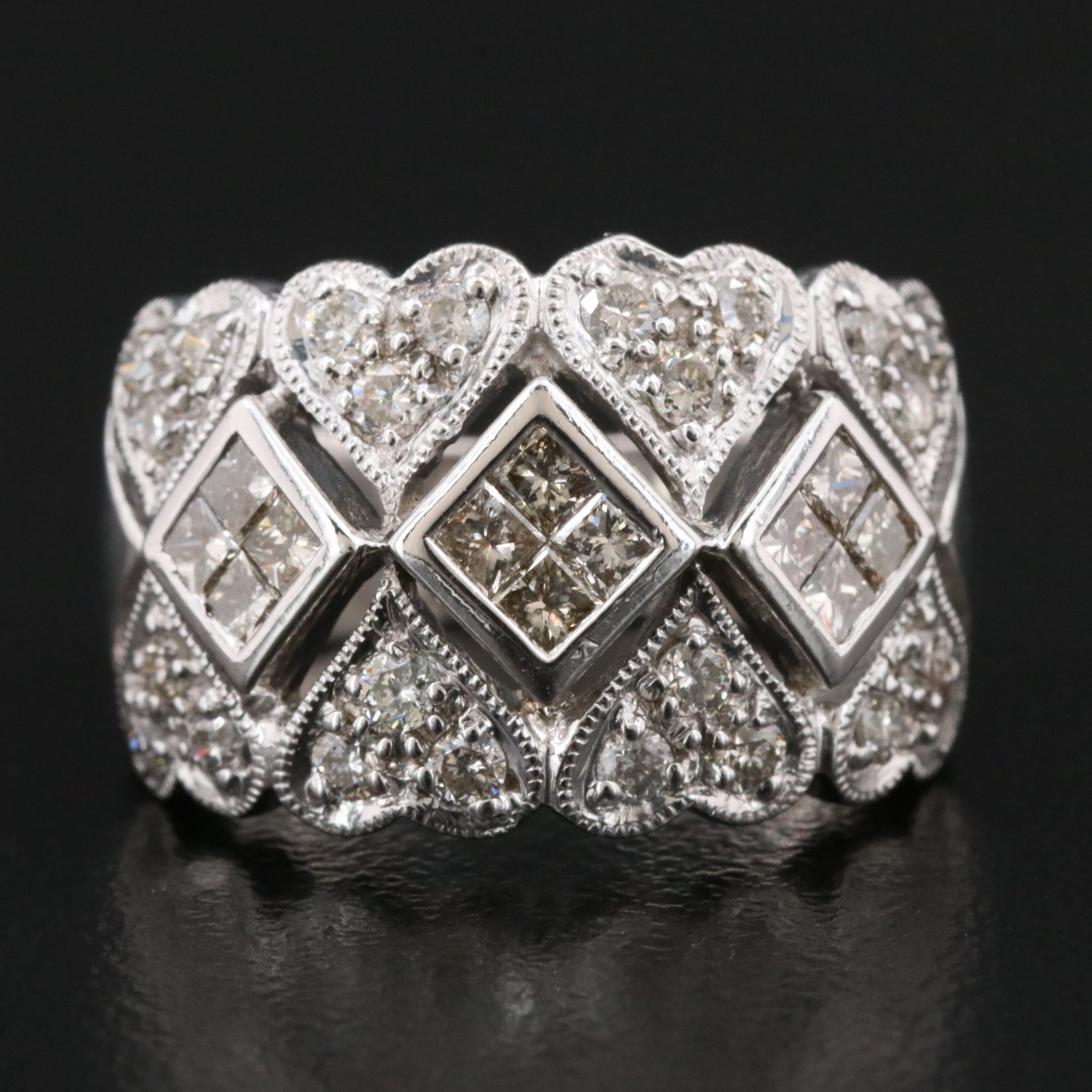 14K 0.83 CTW Diamond Ring