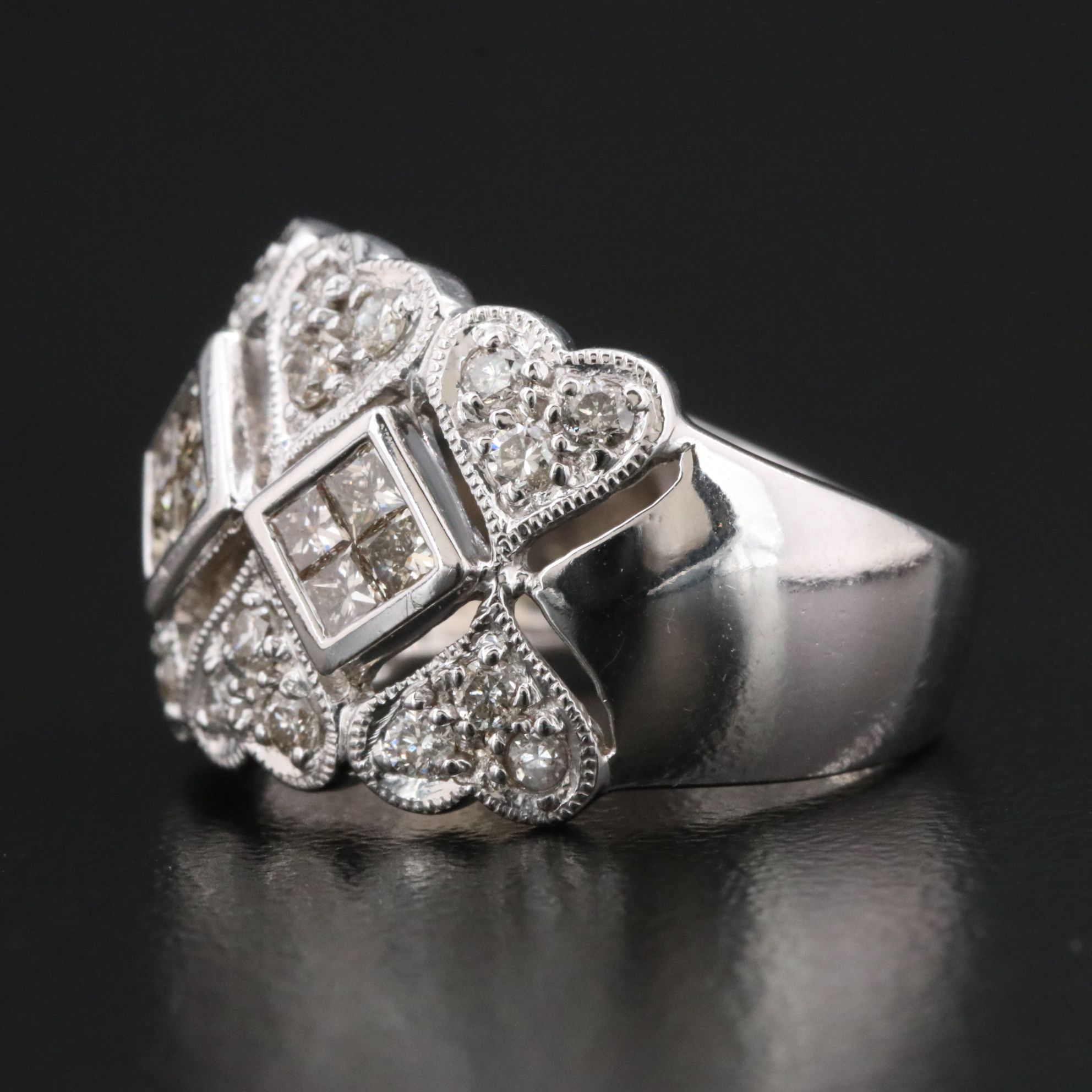 14K 0.83 CTW Diamond Ring