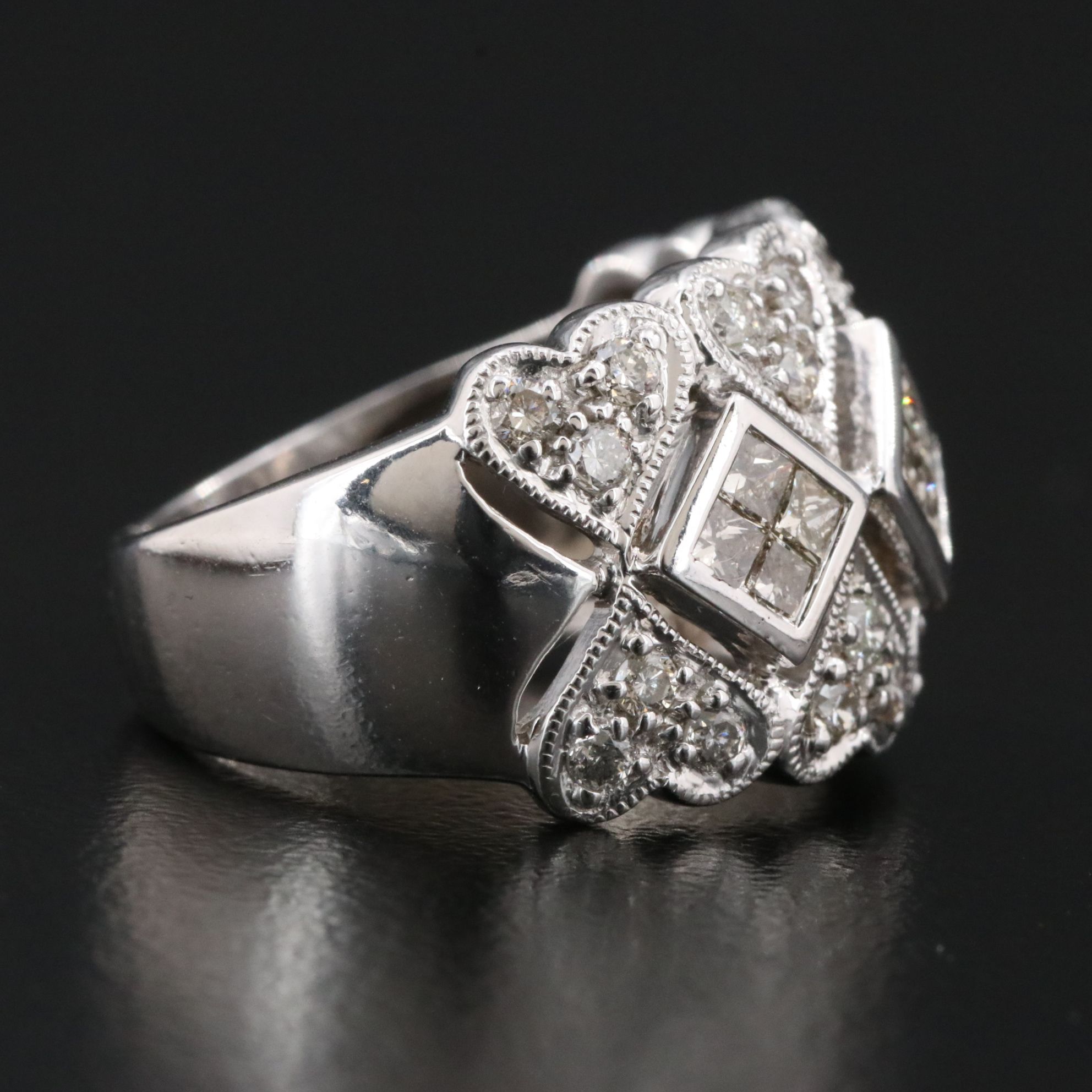 14K 0.83 CTW Diamond Ring