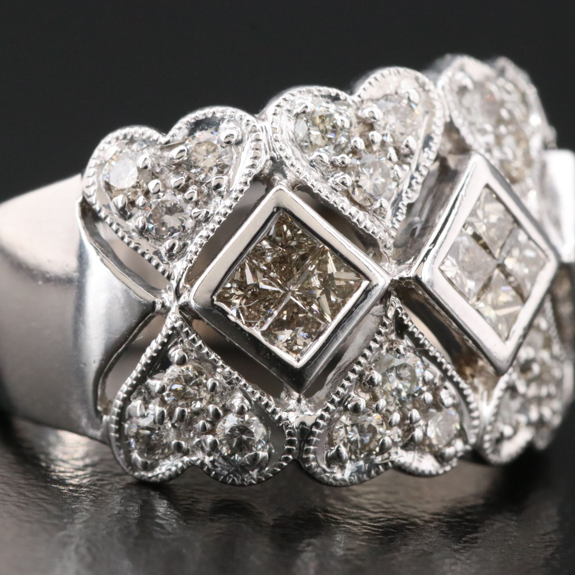 14K 0.83 CTW Diamond Ring