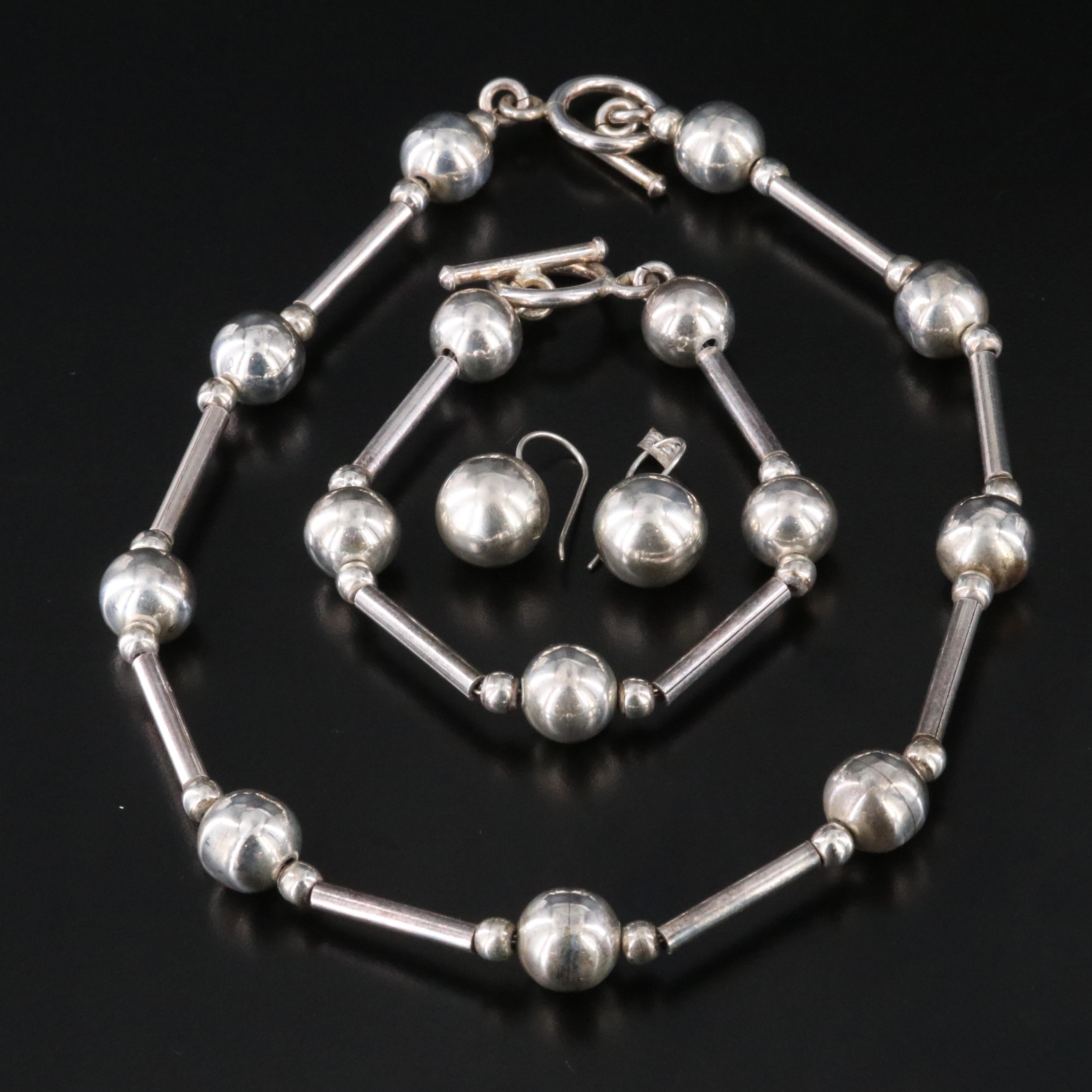 Collection of Sterling Bead Jewelry