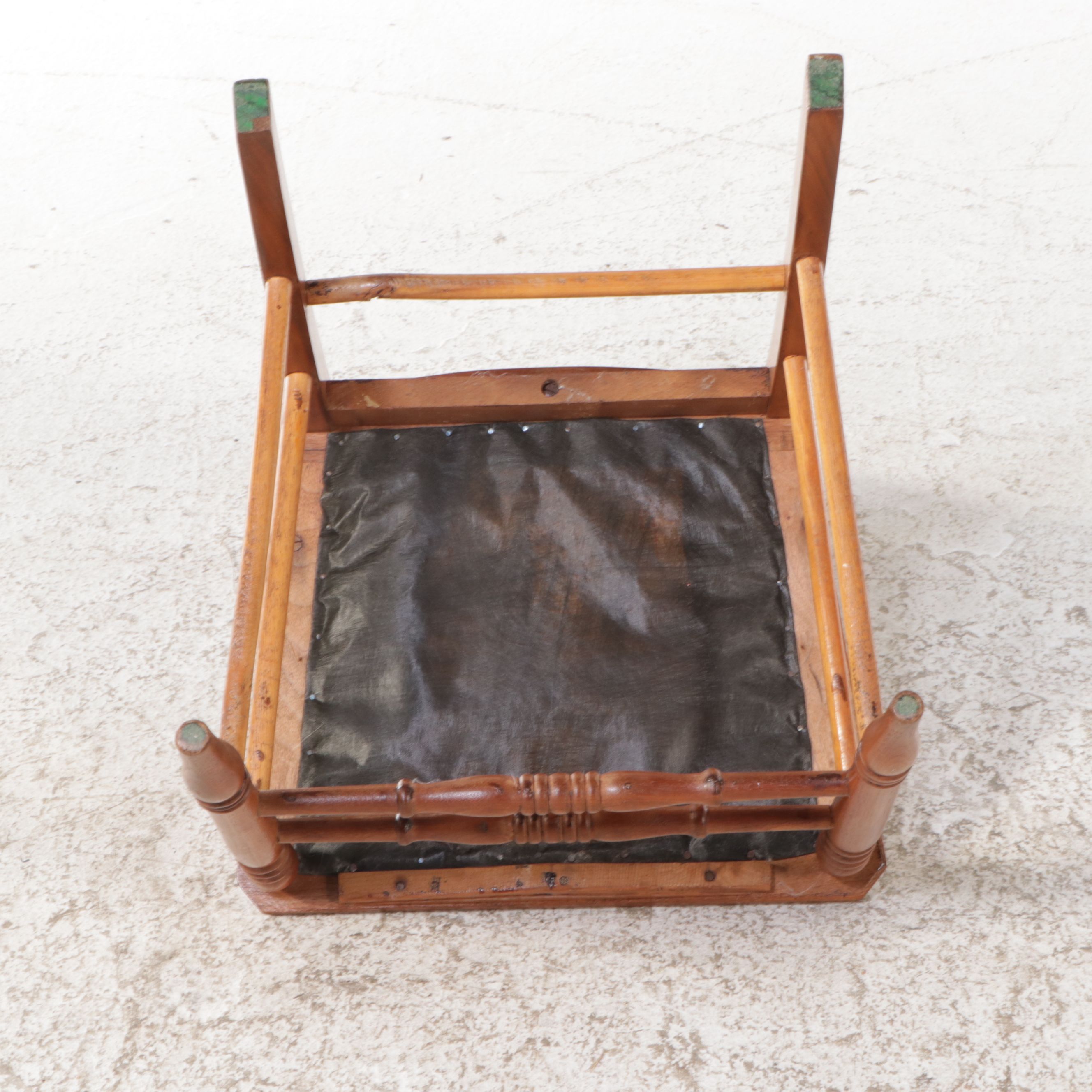 Pair of Eastlake Walnut Side Chairs with Floral Needlepoint Seats