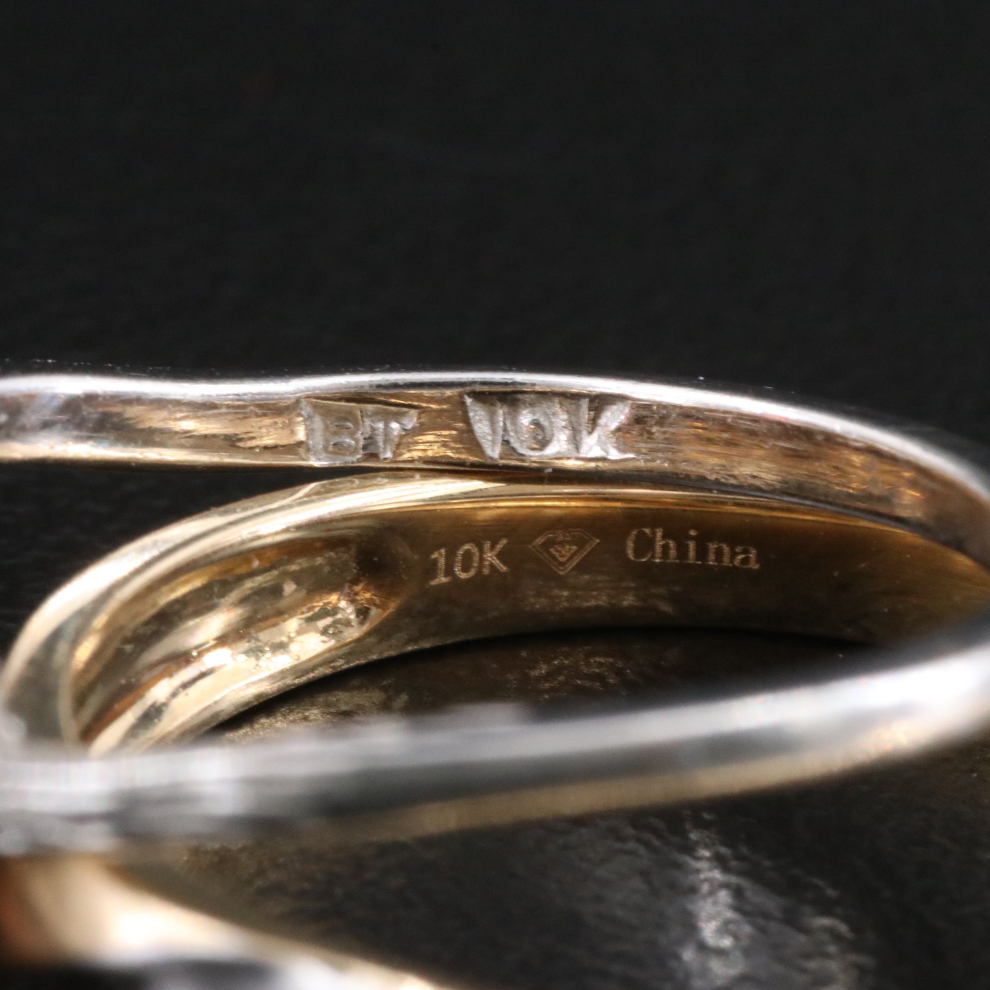 10K Opal and Diamond Rings