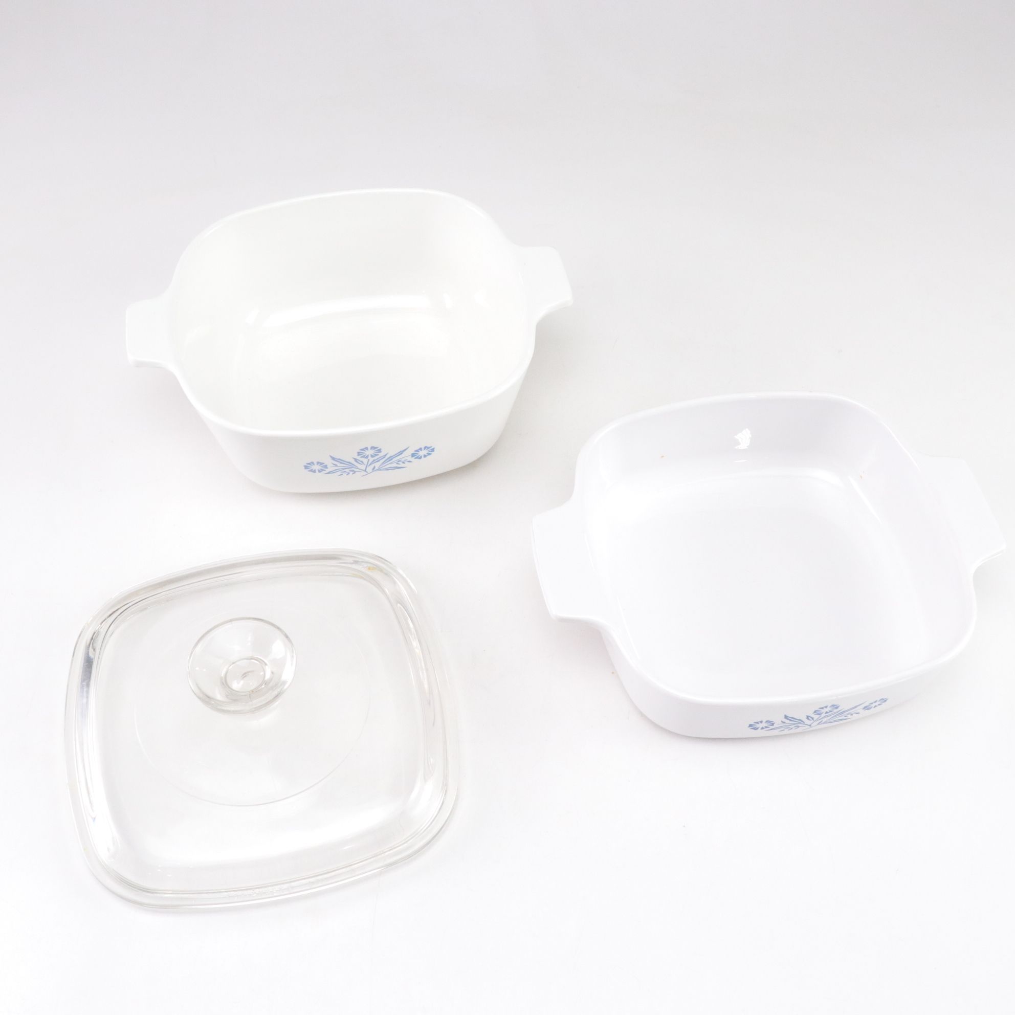 Corning Ware "Blue Cornflower" Casserole Dishes and Bakeware