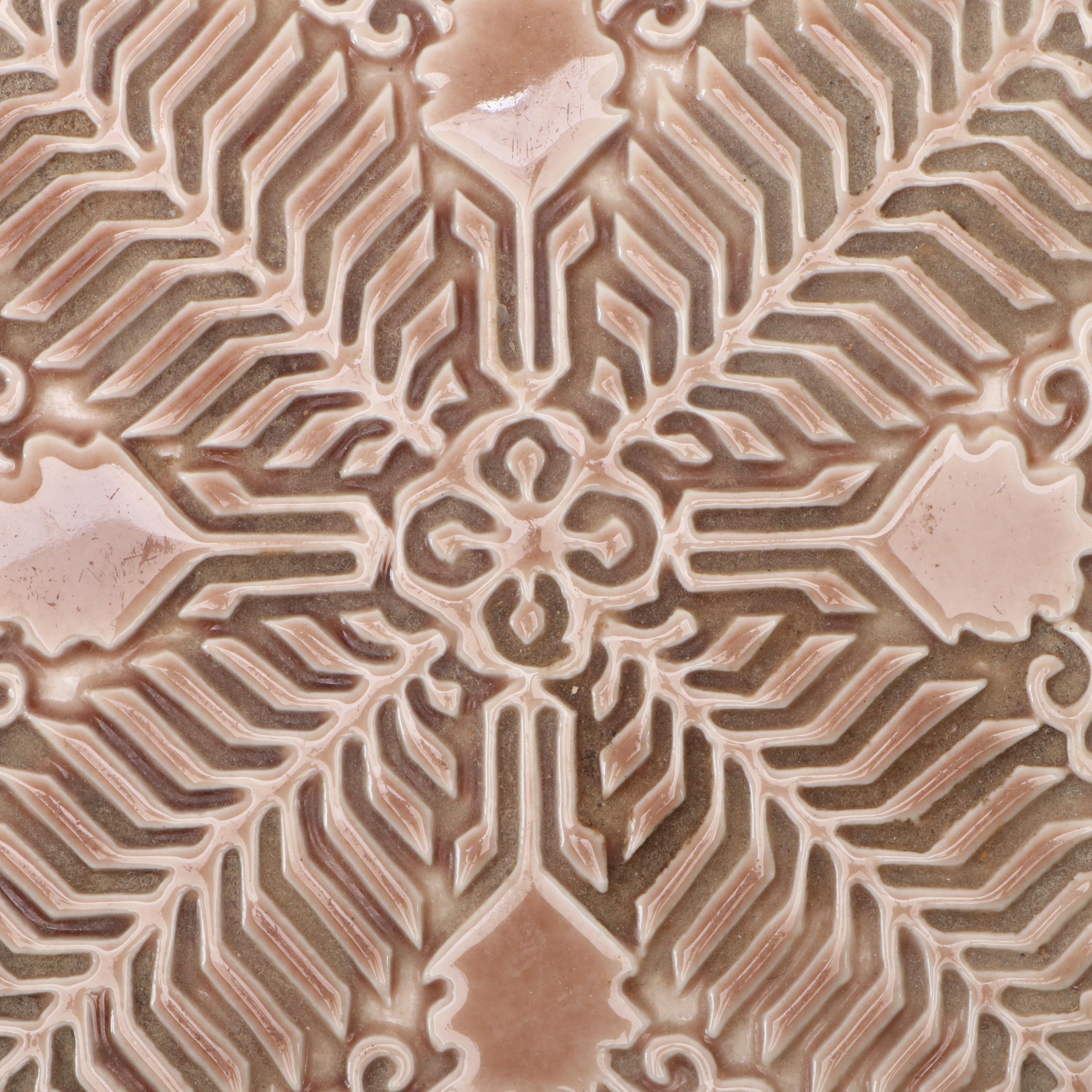 Rookwood Pottery Trivet and Joyce Kaufman Findlay Market Glass Mosaic Plaque