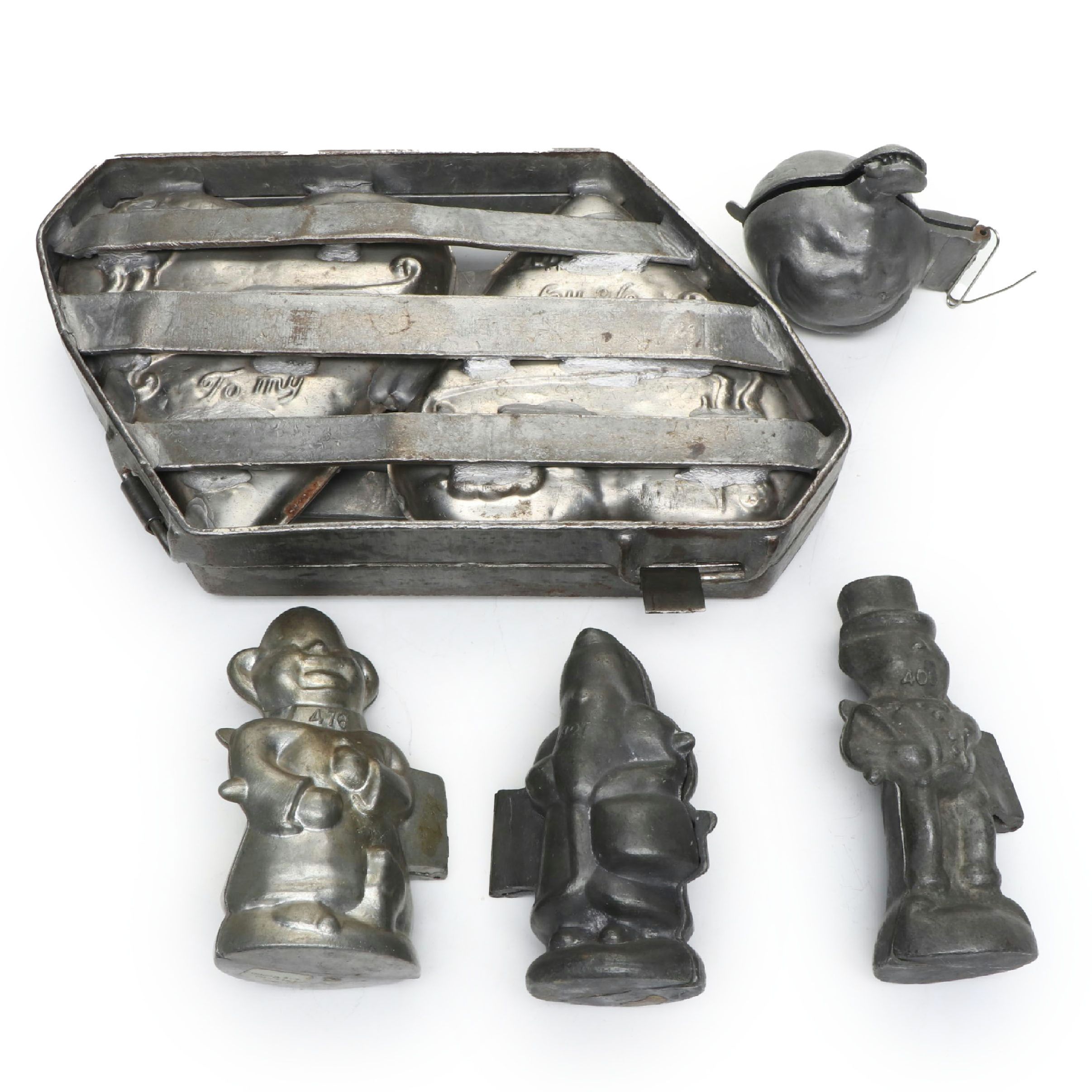 Metal Heart Shaped Chocolate Mold and More Metal Molds