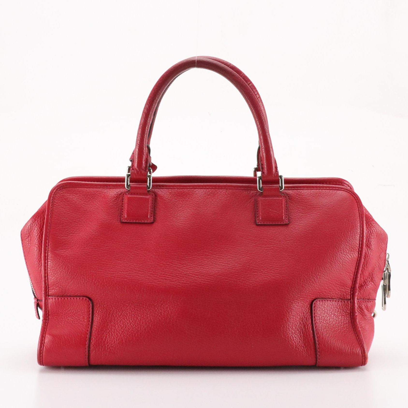 Loewe Amazona 36 Anagram Handbag in Grained Calfskin Leather
