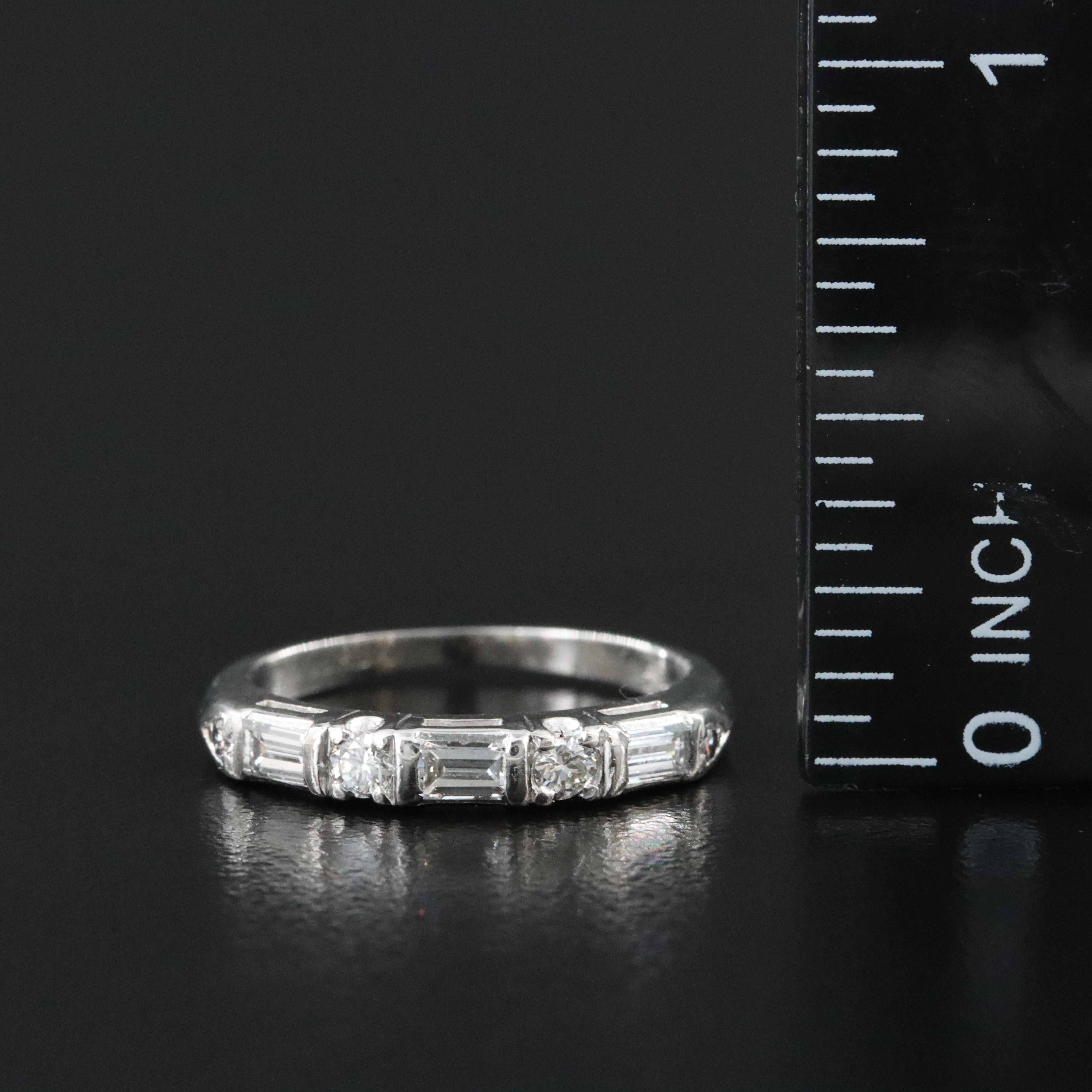 Platinum 0.46 CTW Diamond Ring