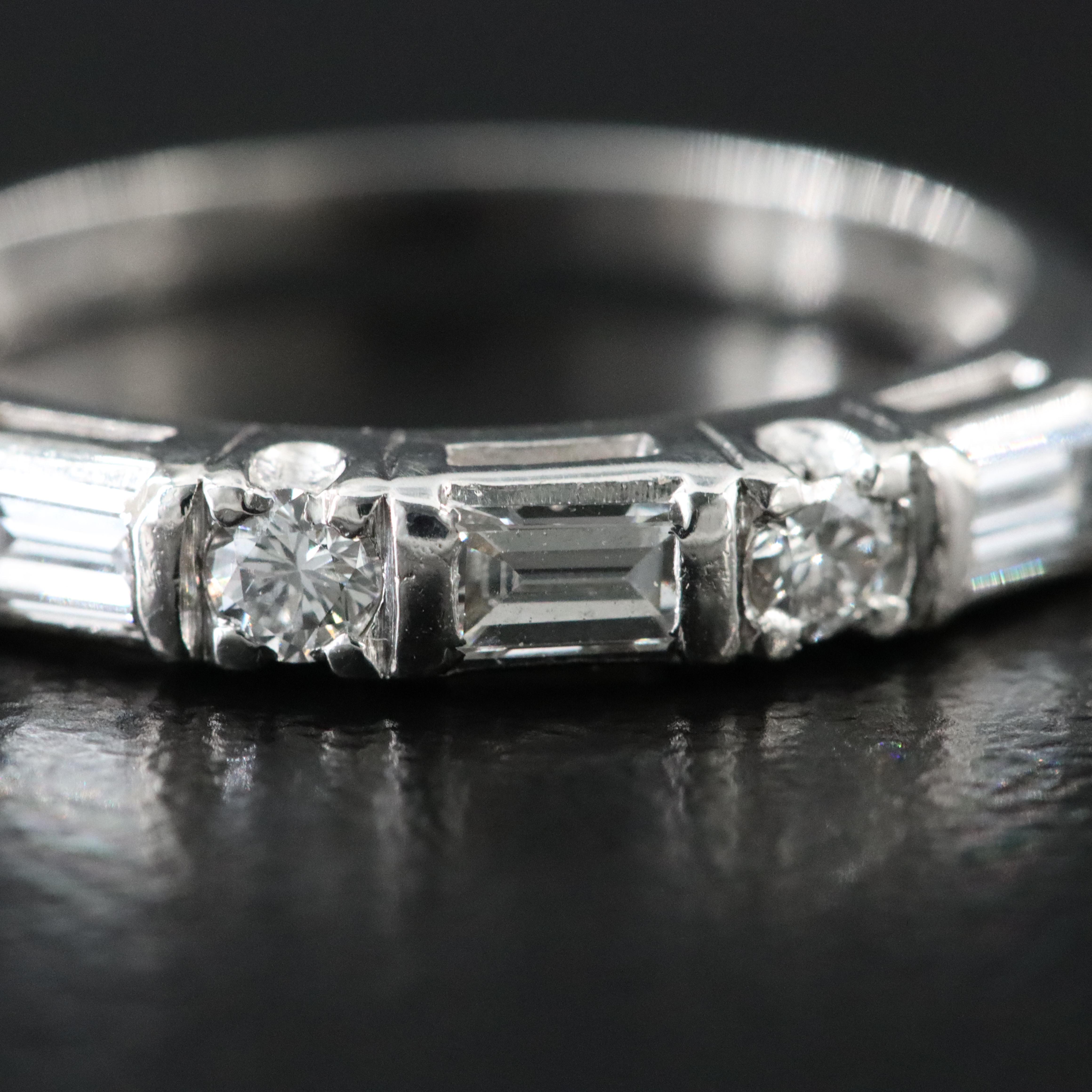Platinum 0.46 CTW Diamond Ring