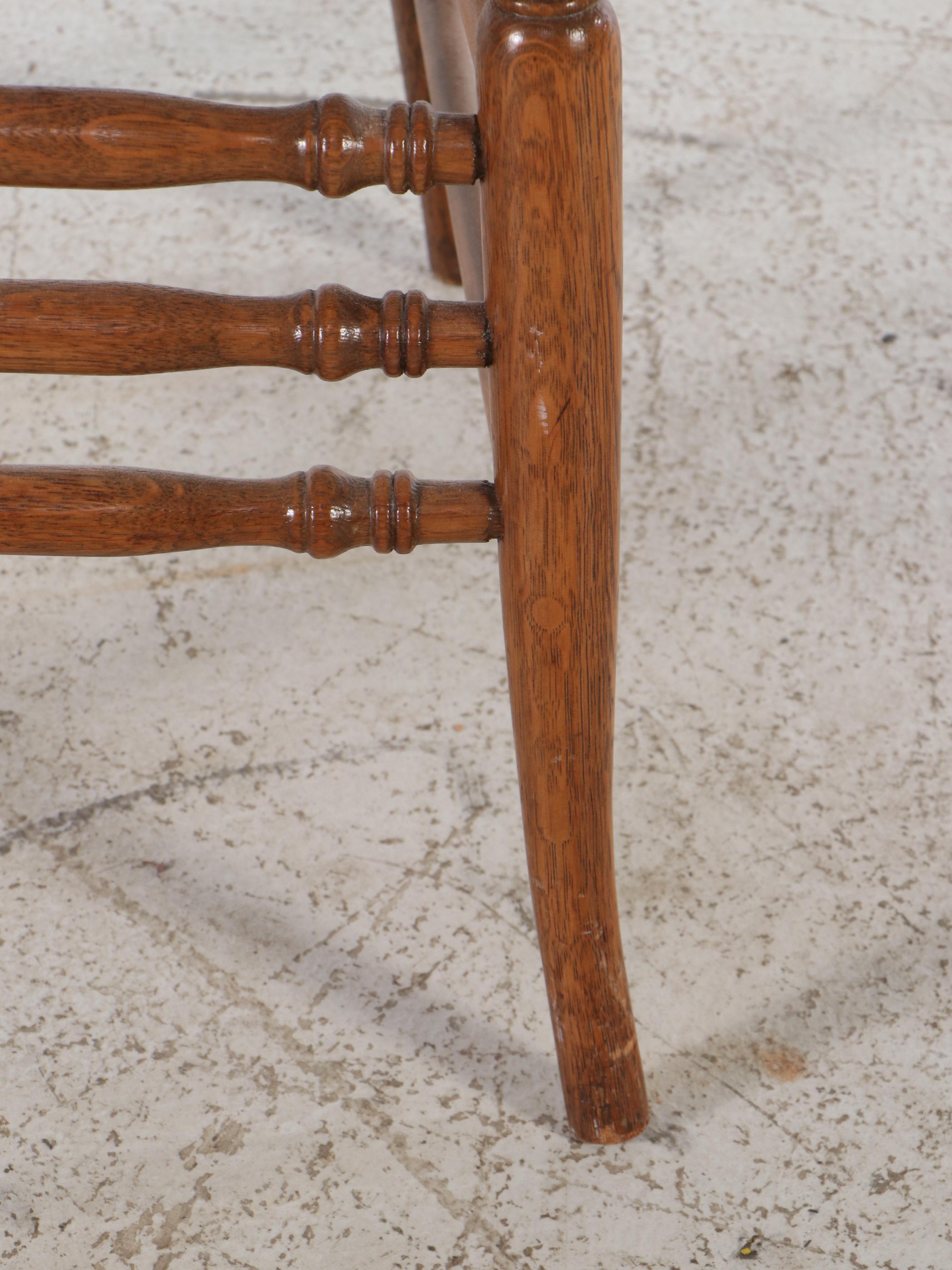 Arts & Crafts Style Oak Armchair