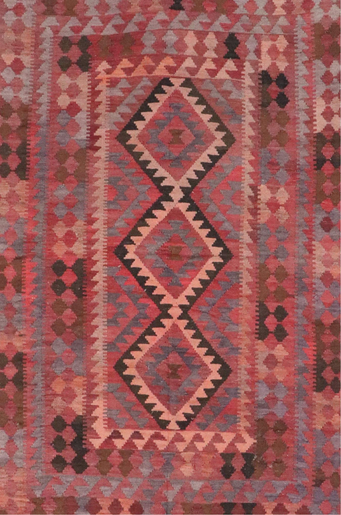 4'9 x 7'7 Handwoven Turkish Kilim Area Rug