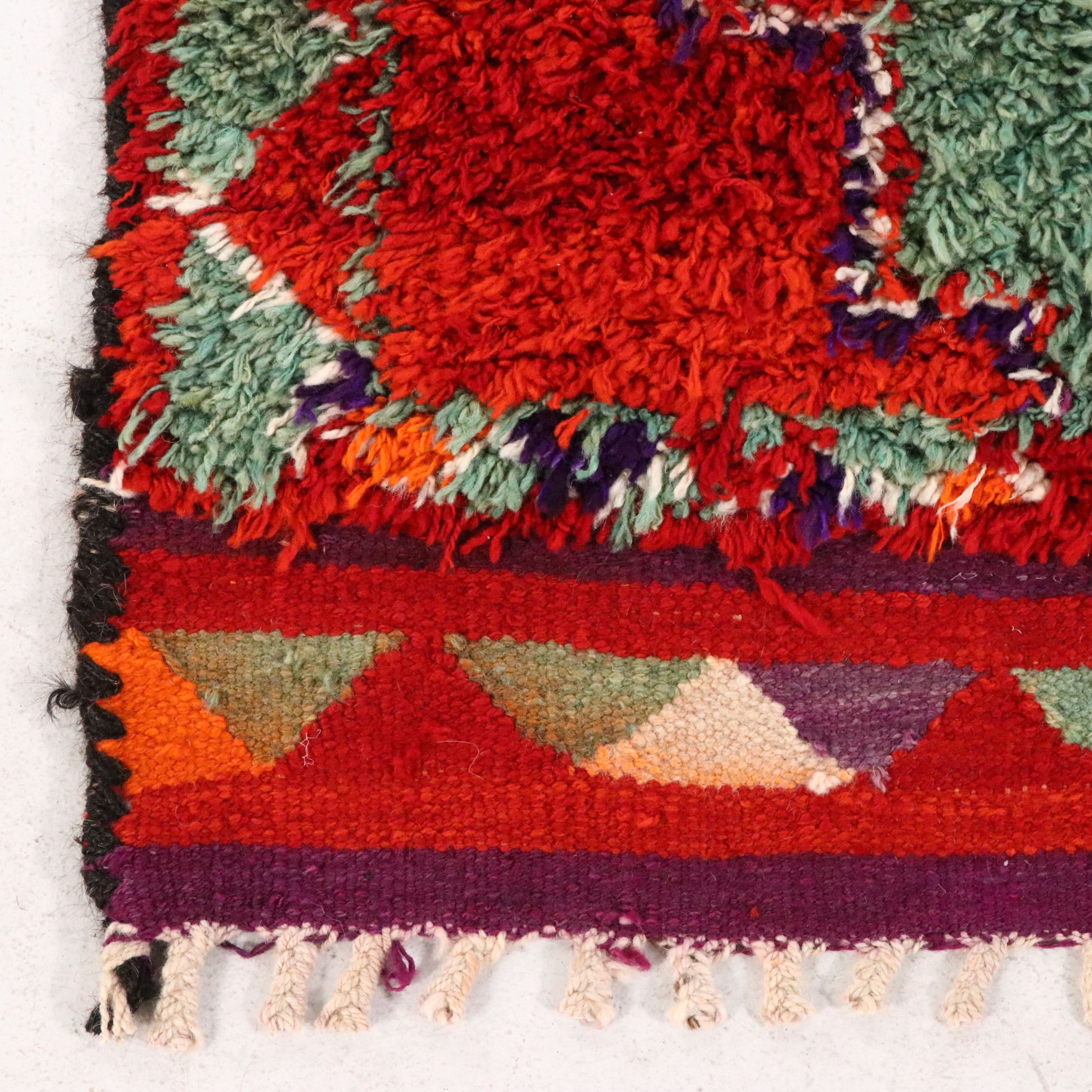 3' x 10'2 Hand-Knotted Moroccan Berber Long Rug