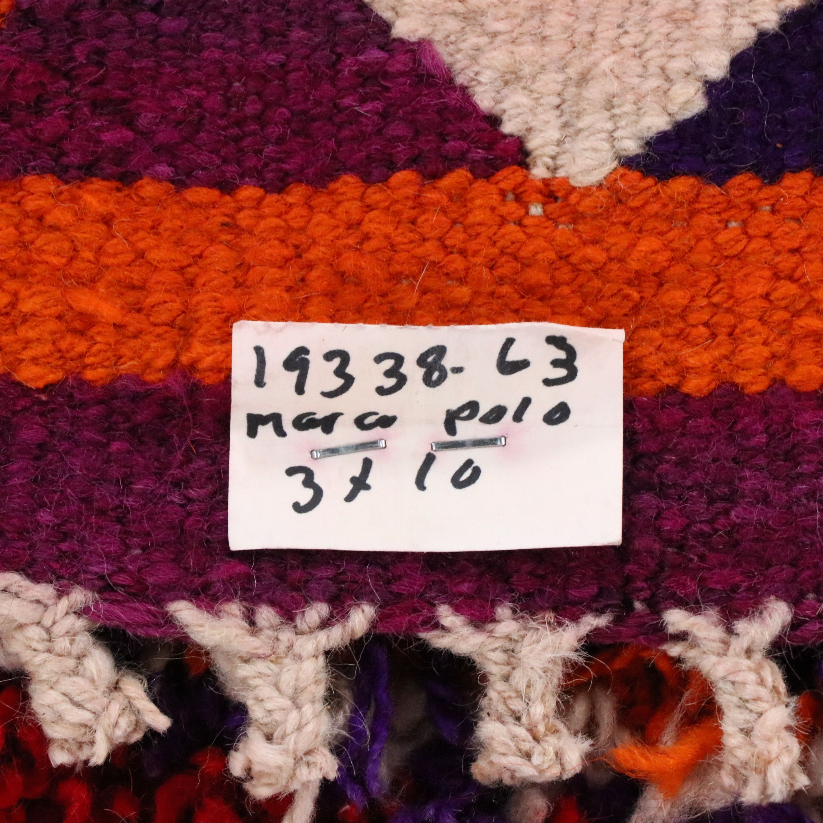 3' x 10'2 Hand-Knotted Moroccan Berber Long Rug