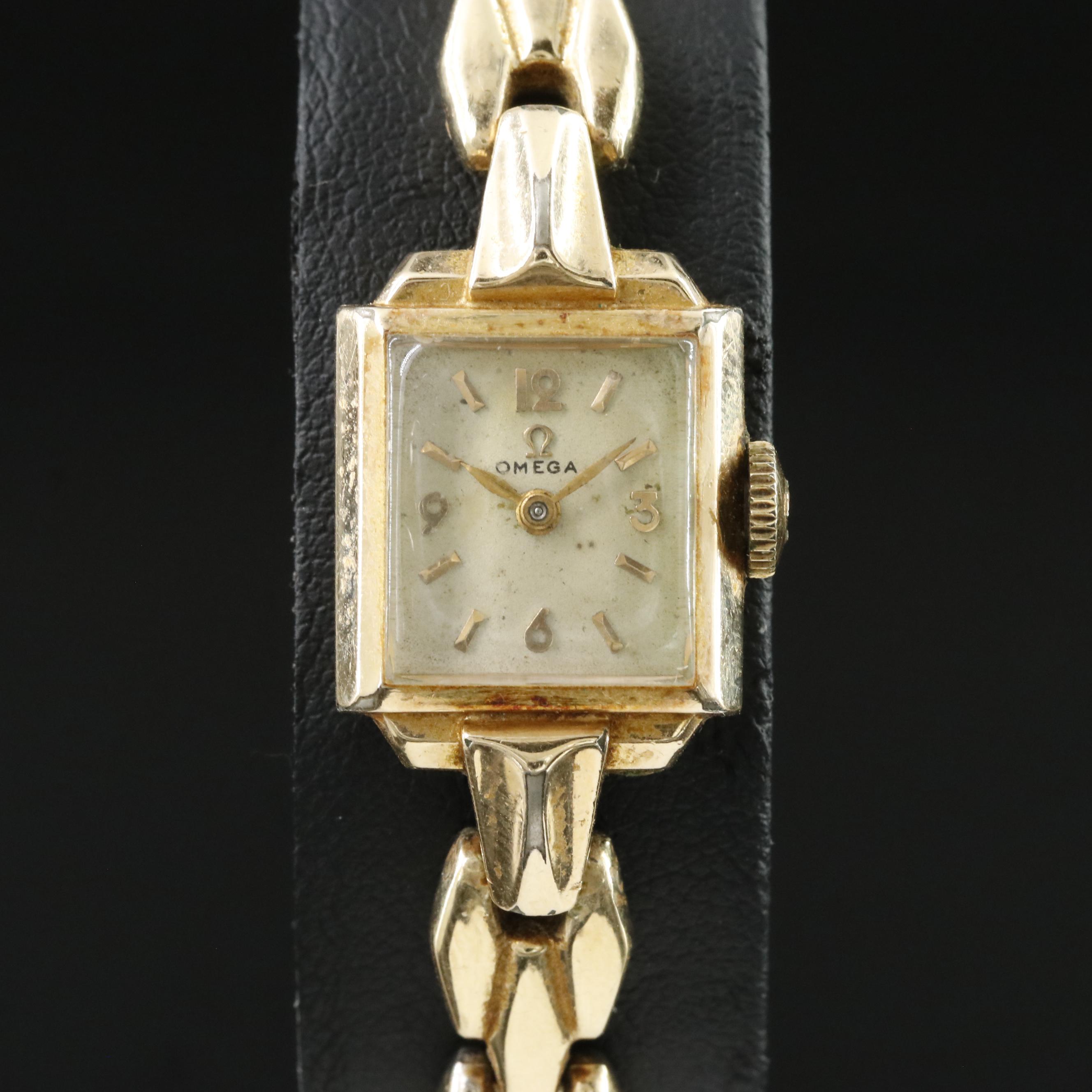 Omega Gold-Plated Vintage Watch
