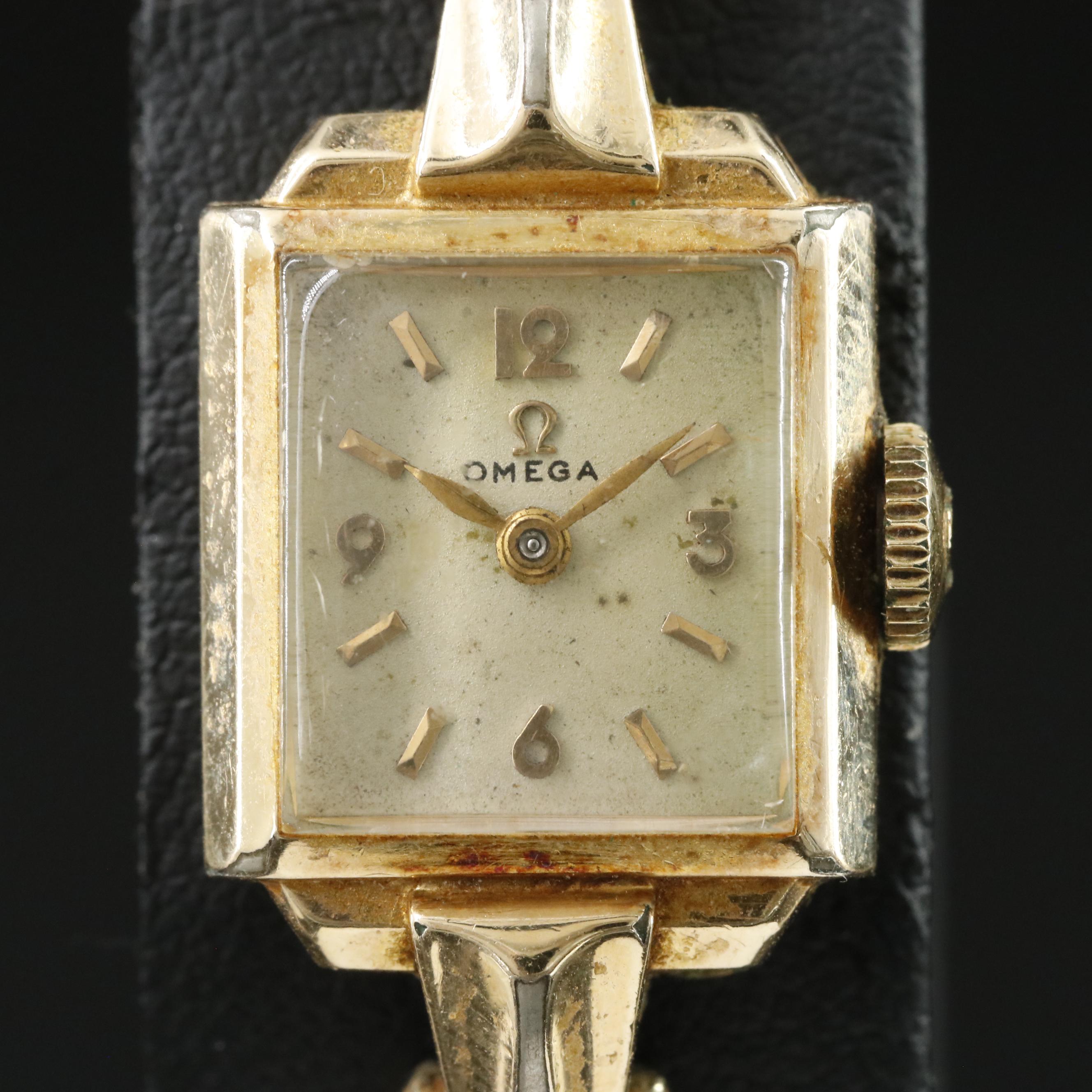 Omega Gold-Plated Vintage Watch