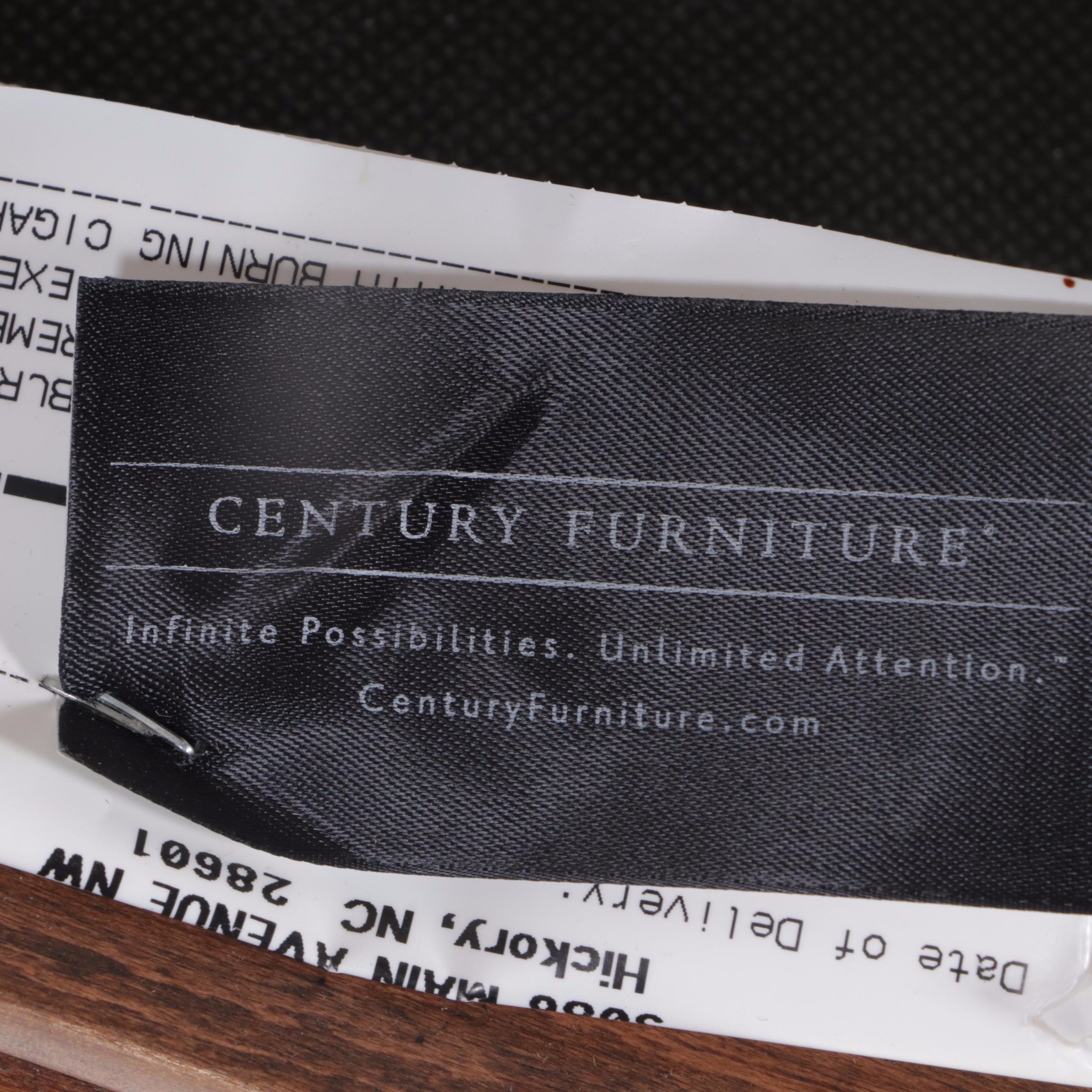 Pair of Century Furniture Louis XVI Style Cameo Back Armchairs