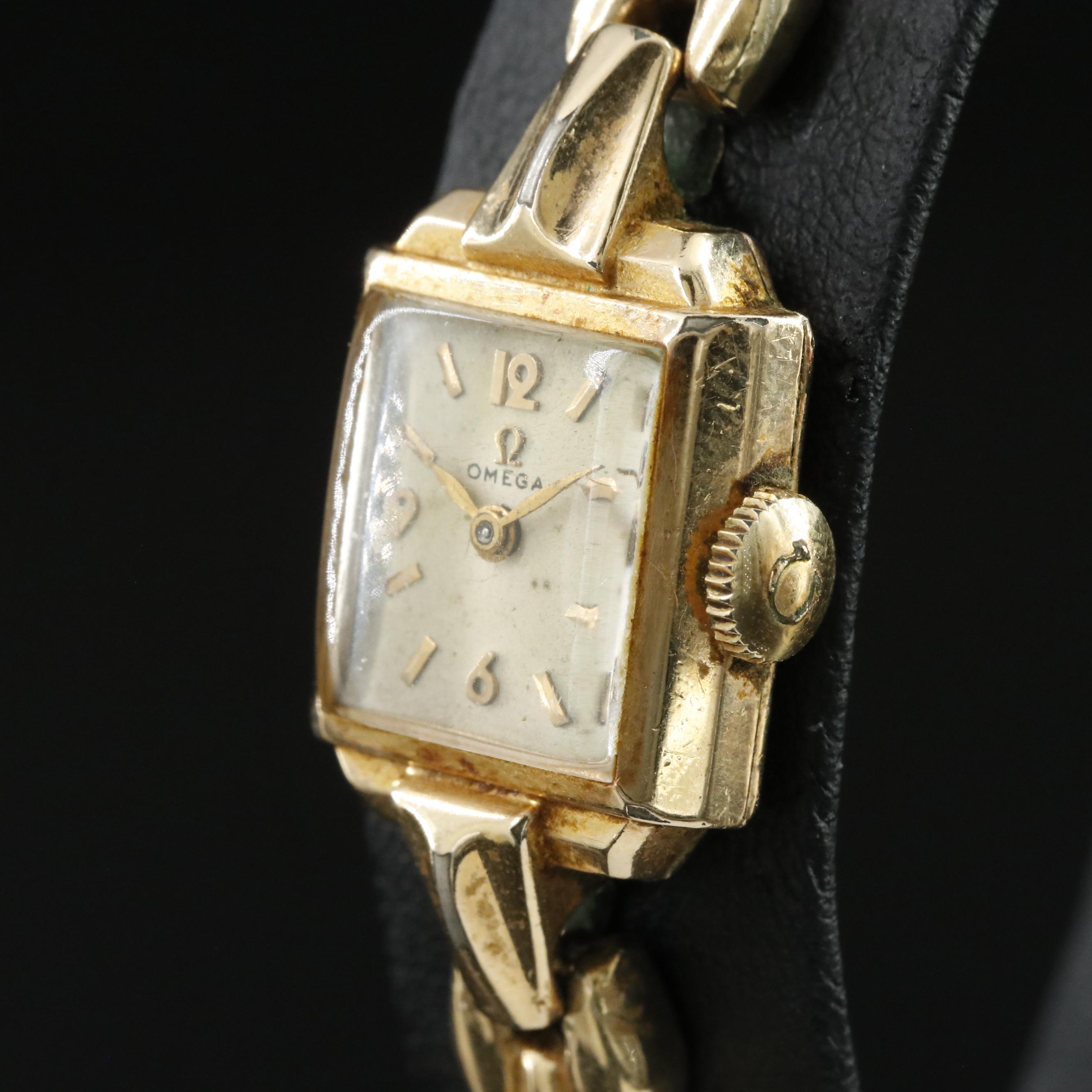 Omega Gold-Plated Vintage Watch