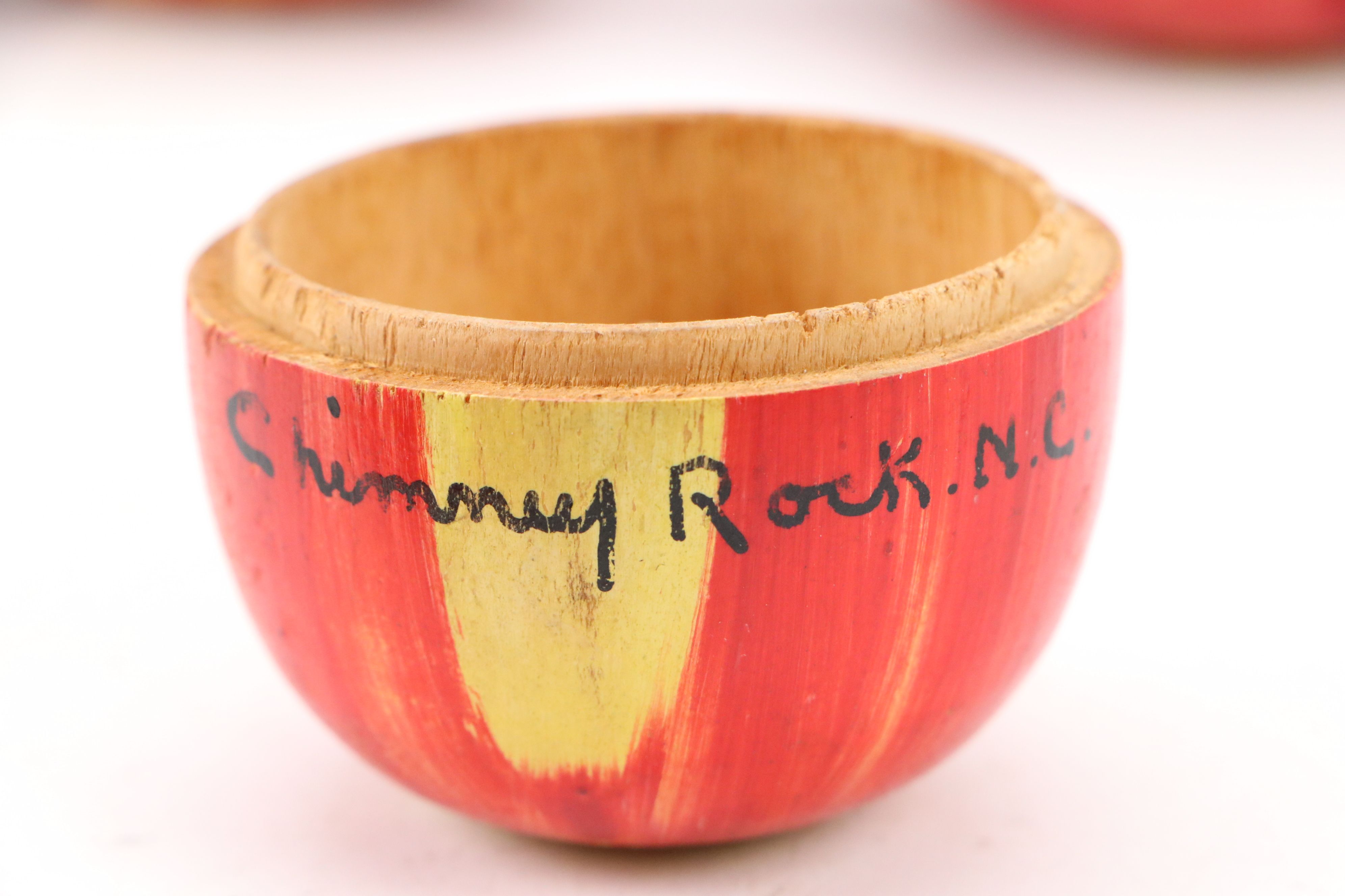 Vintage Japanese Hand-Painted Apple Boxes with Horse Roulette Game