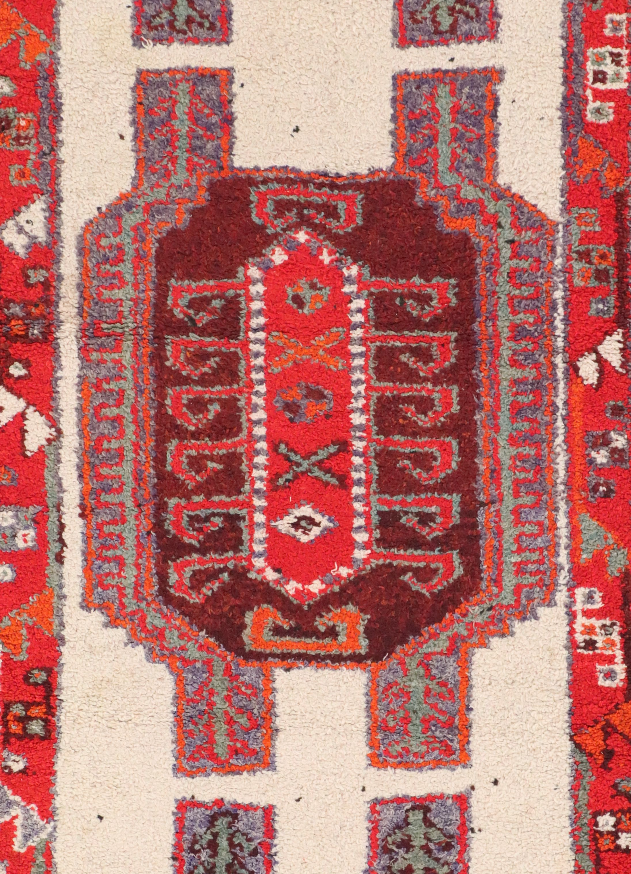 3'7 x 13'2 Hand-Knotted Caucasian Lenkoran Long Rug