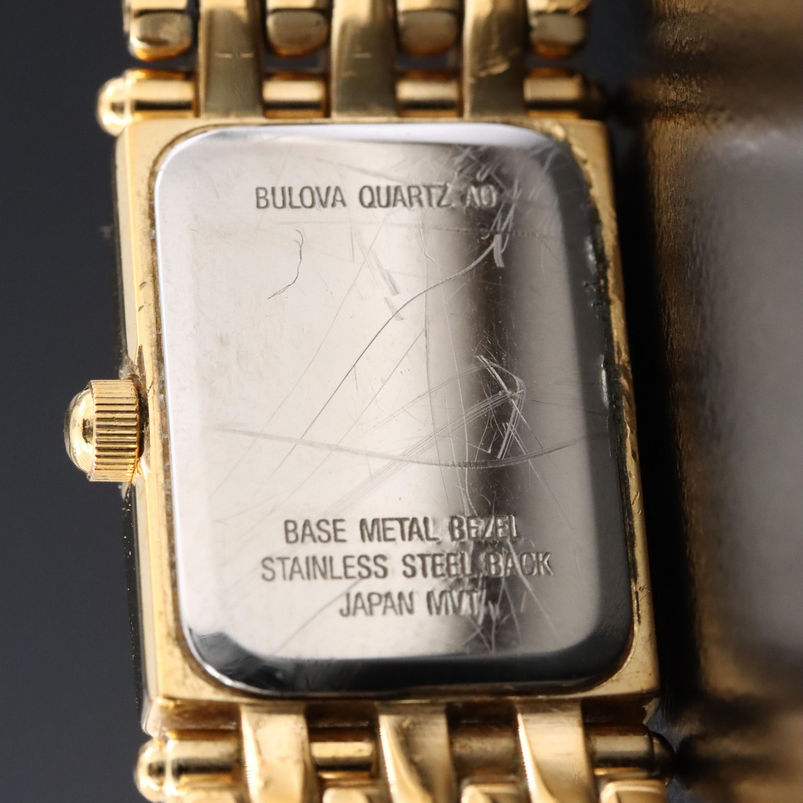 2000 Bulova Mother-of-Pearl Dial Quartz Watch