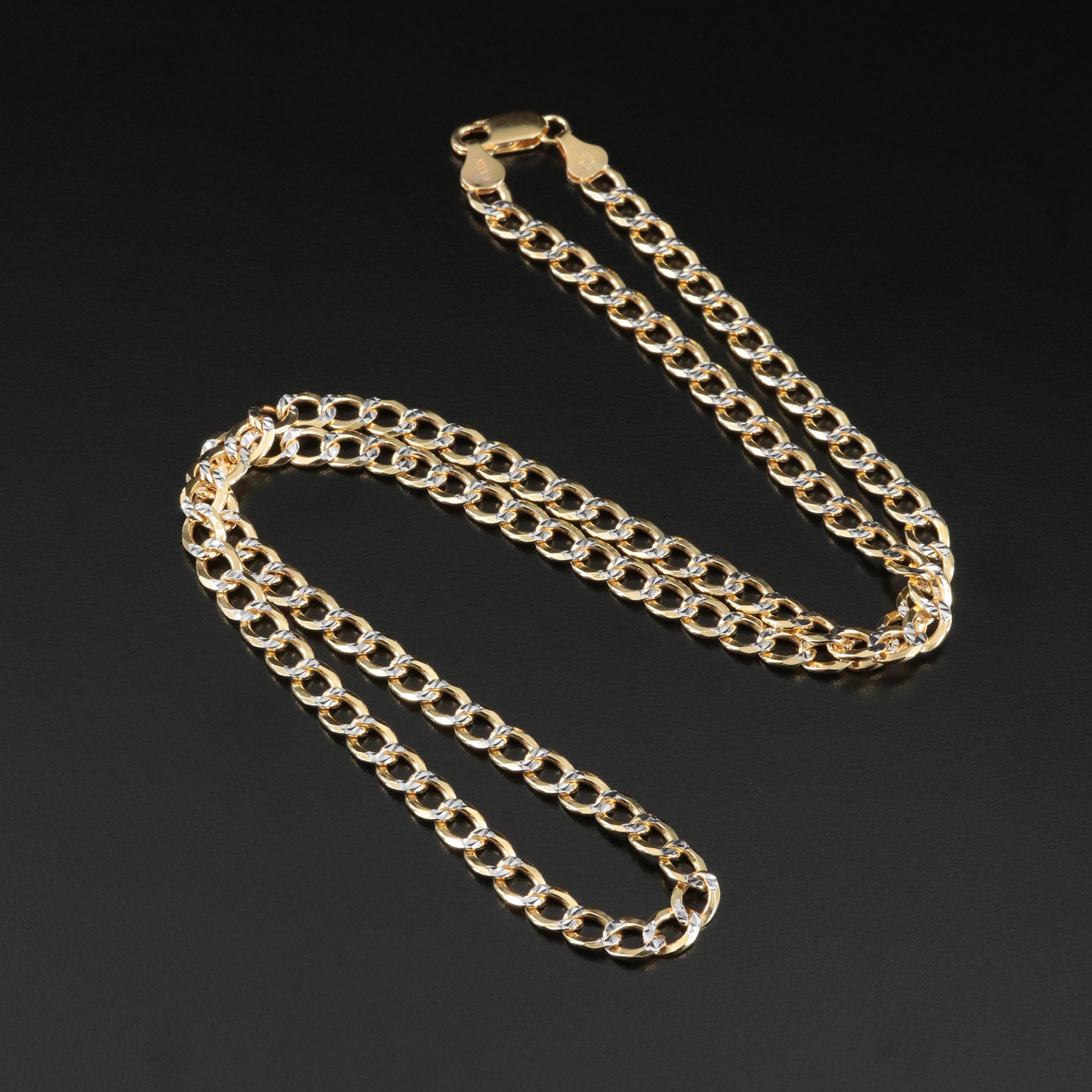 Sterling Curb Chain Necklace