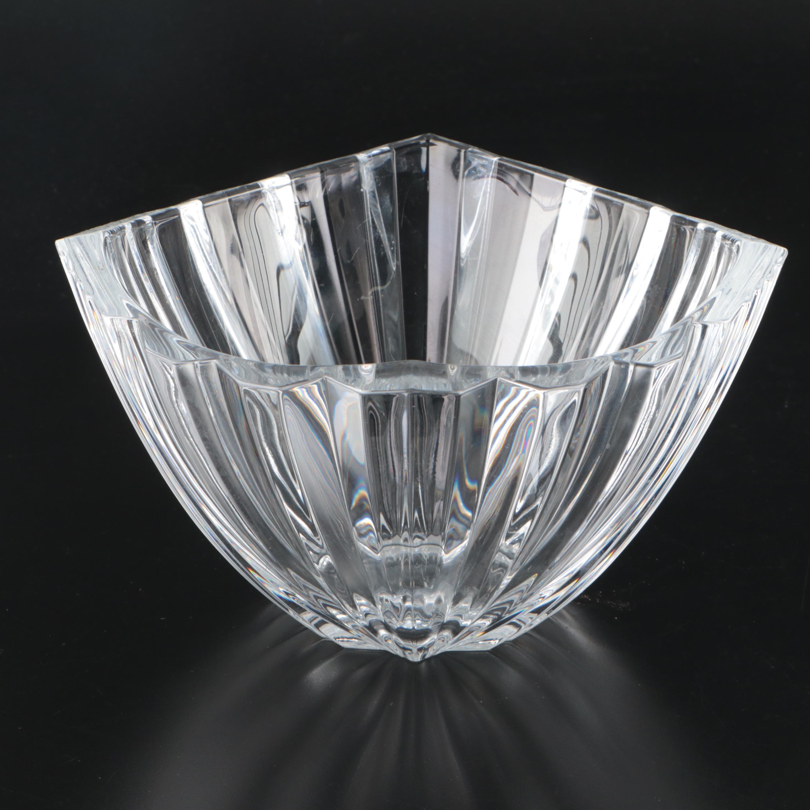 Contemporary Crystal Bowl
