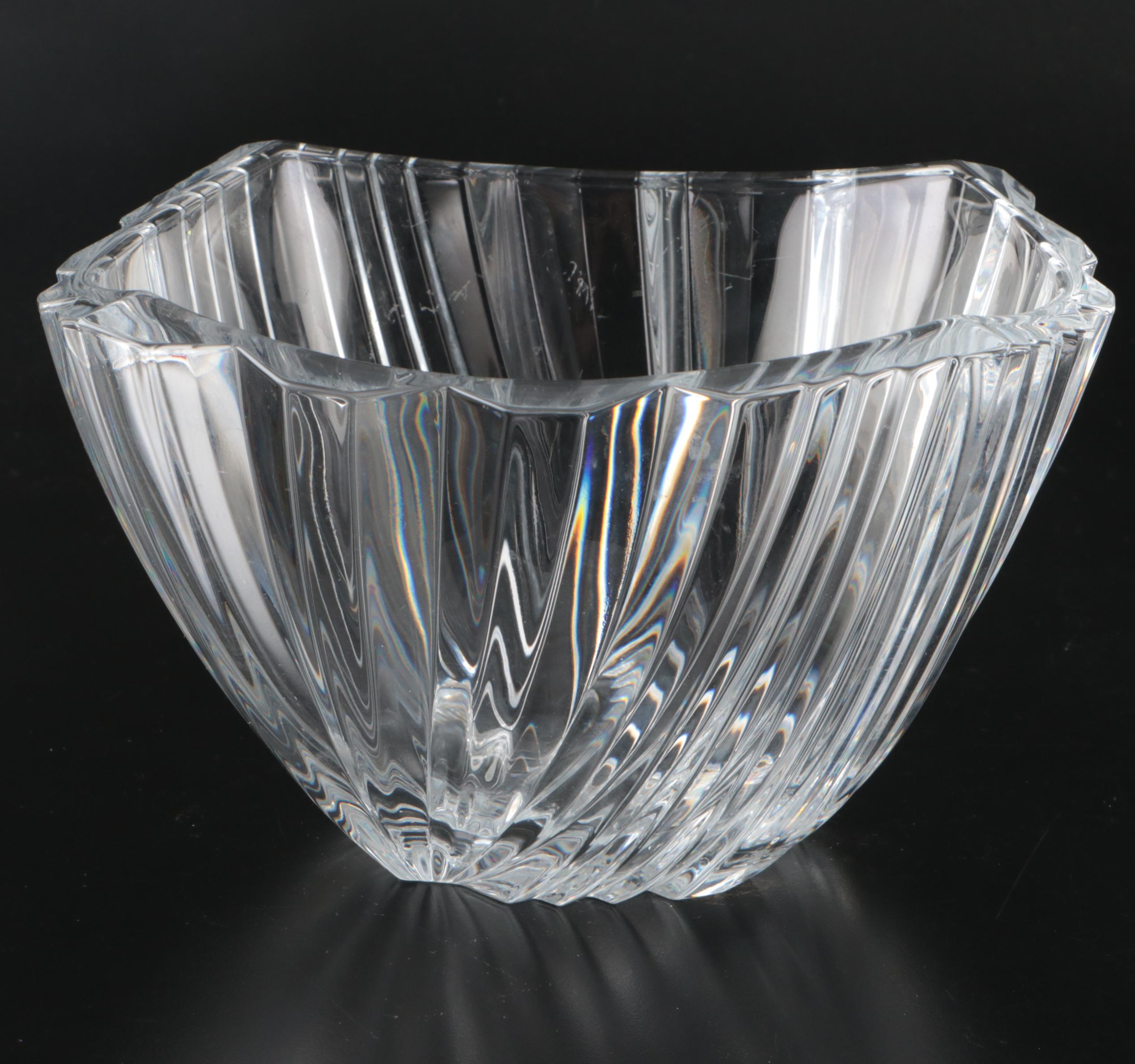 Contemporary Crystal Bowl