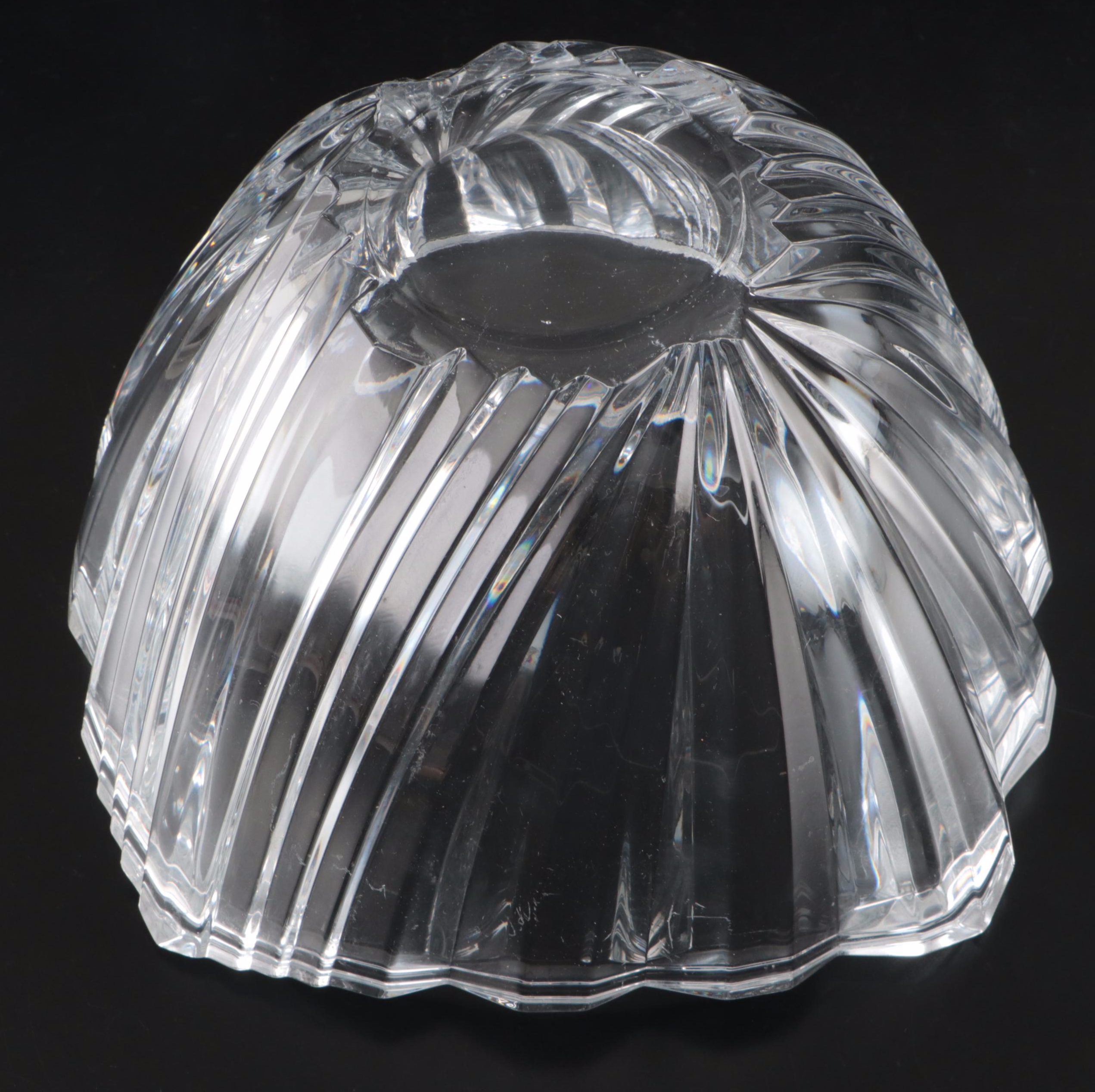 Contemporary Crystal Bowl