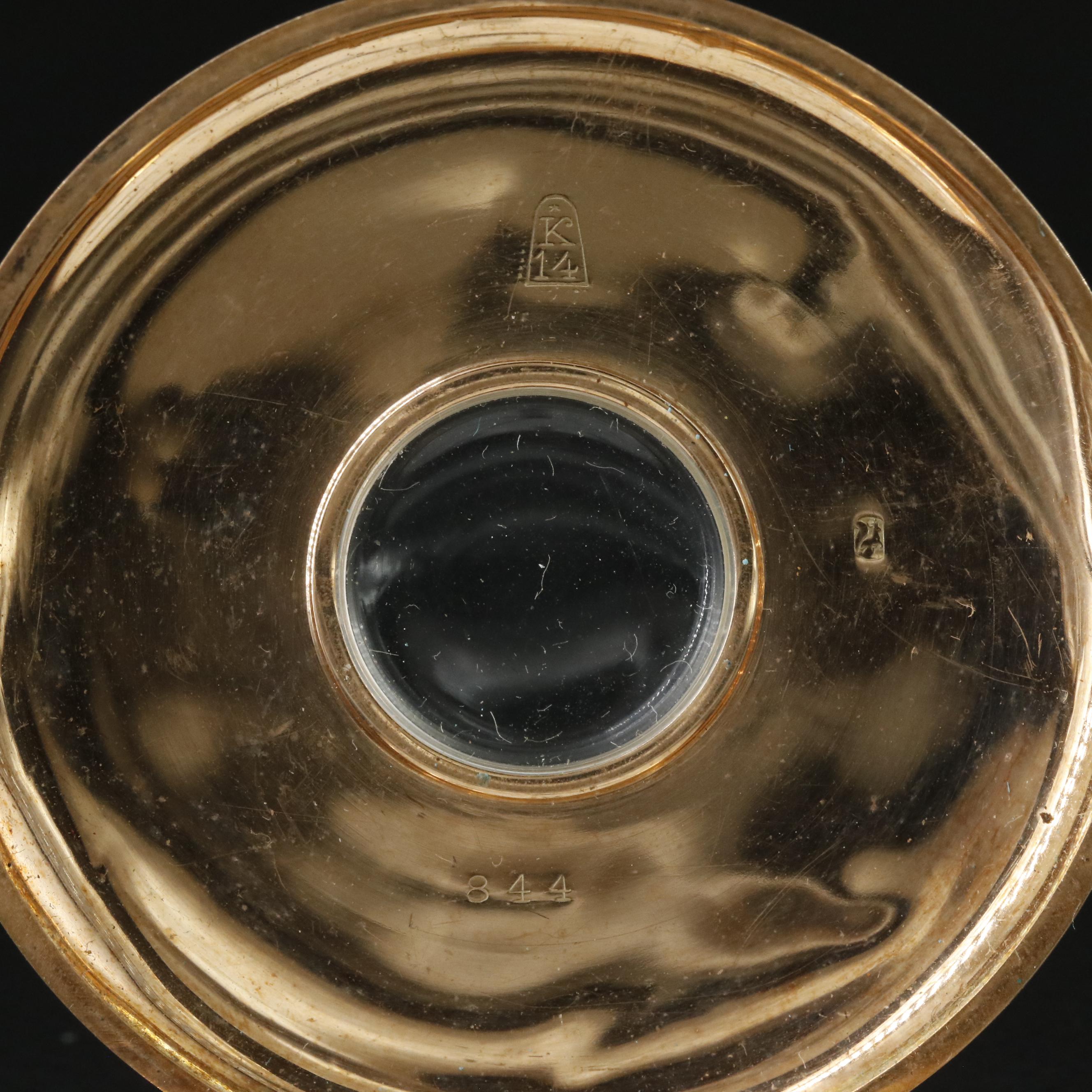 14K Half Hunter Pocket Watch