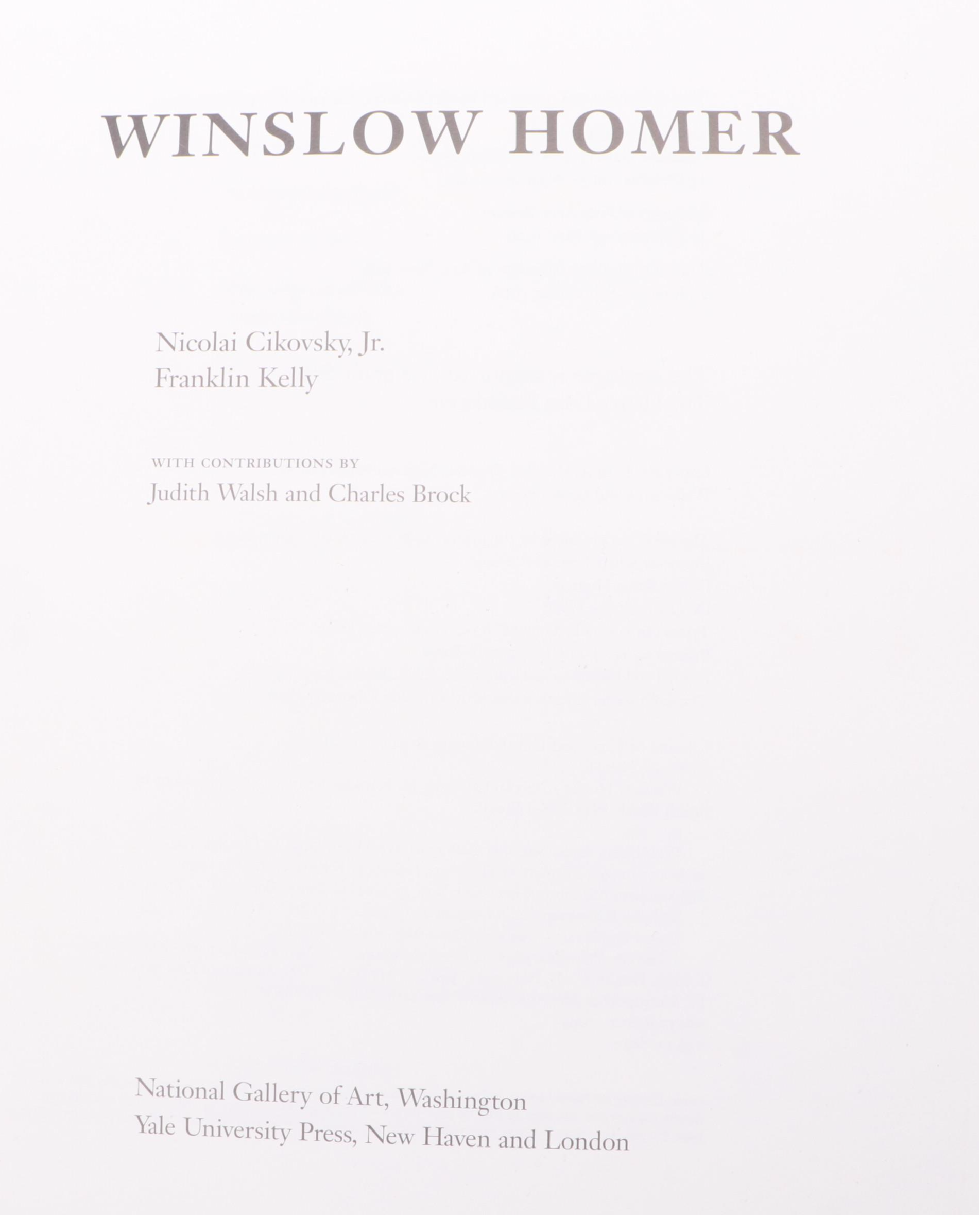 "Winslow Homer" by Nicolai Cikovsky Jr. and Franklin Kelly with More Art Books