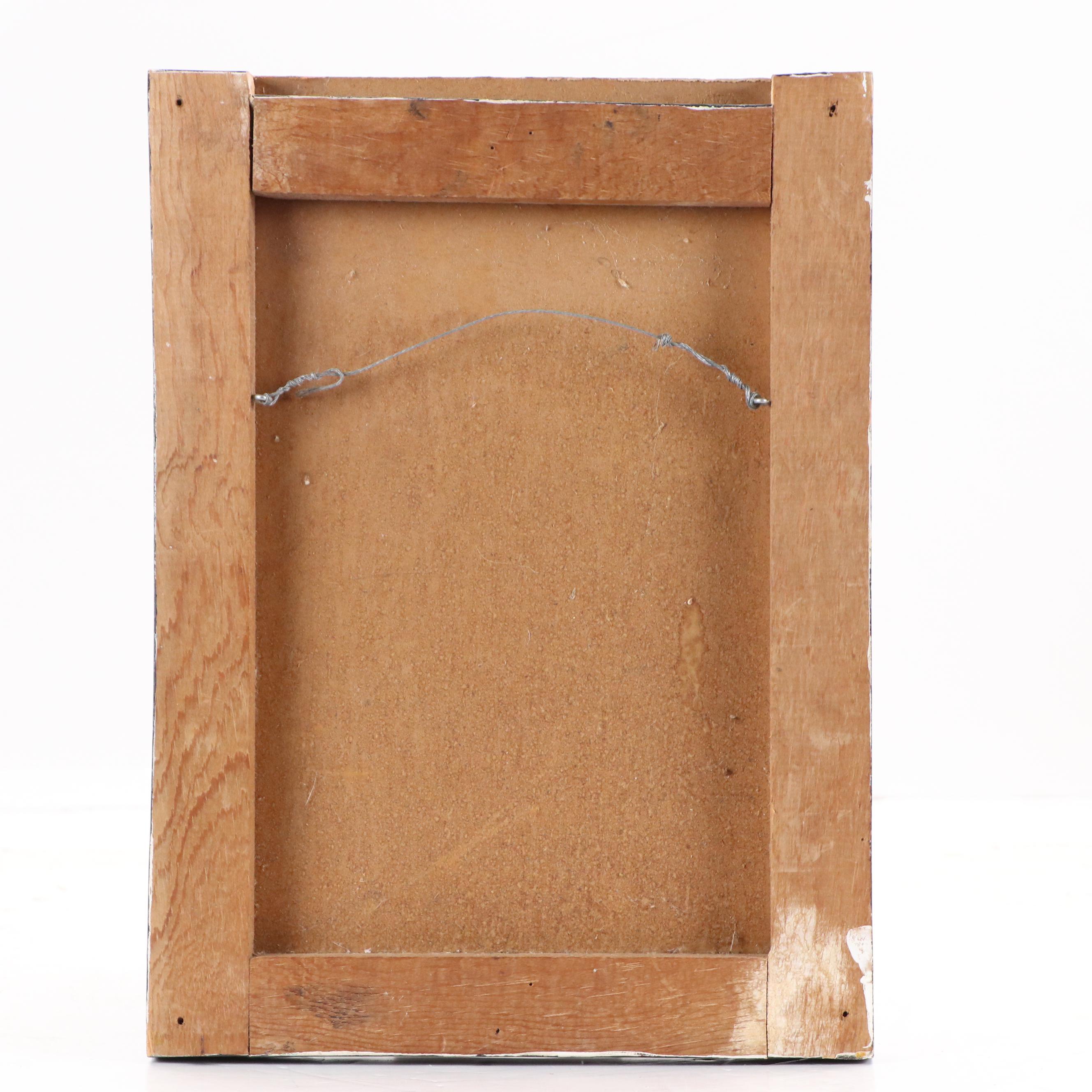 Allegorical Realism Oil Painting of Laying Female Figure, Late 20th C.